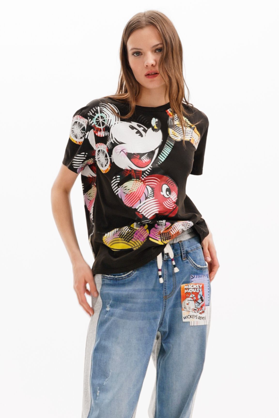 Camiseta arty Mickey Mouse