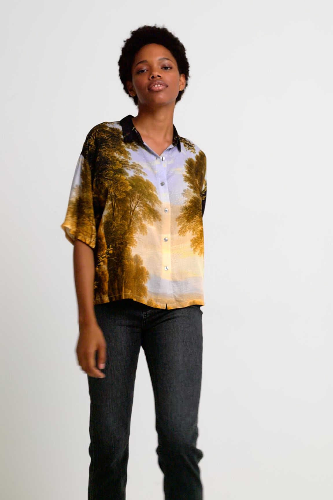 Camisa corta print digital