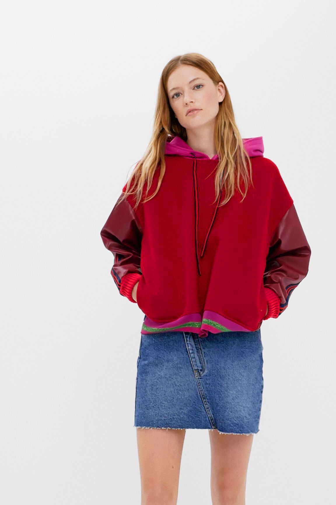Sudadera h&iacute;brida