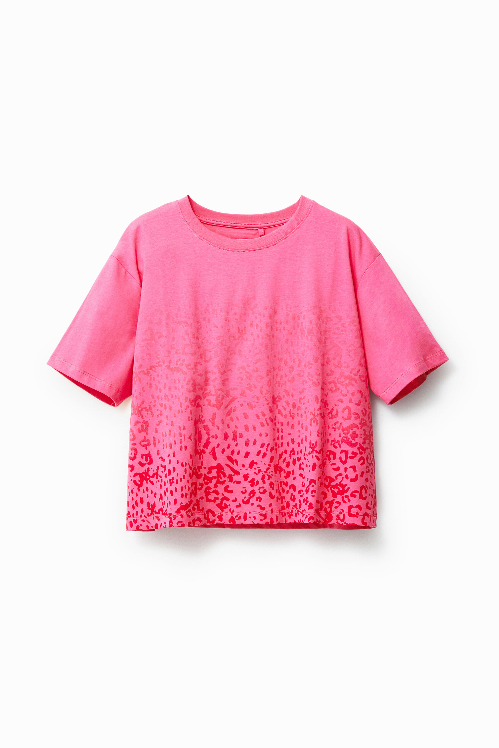 Camiseta leopardo 100% algod&oacute;n