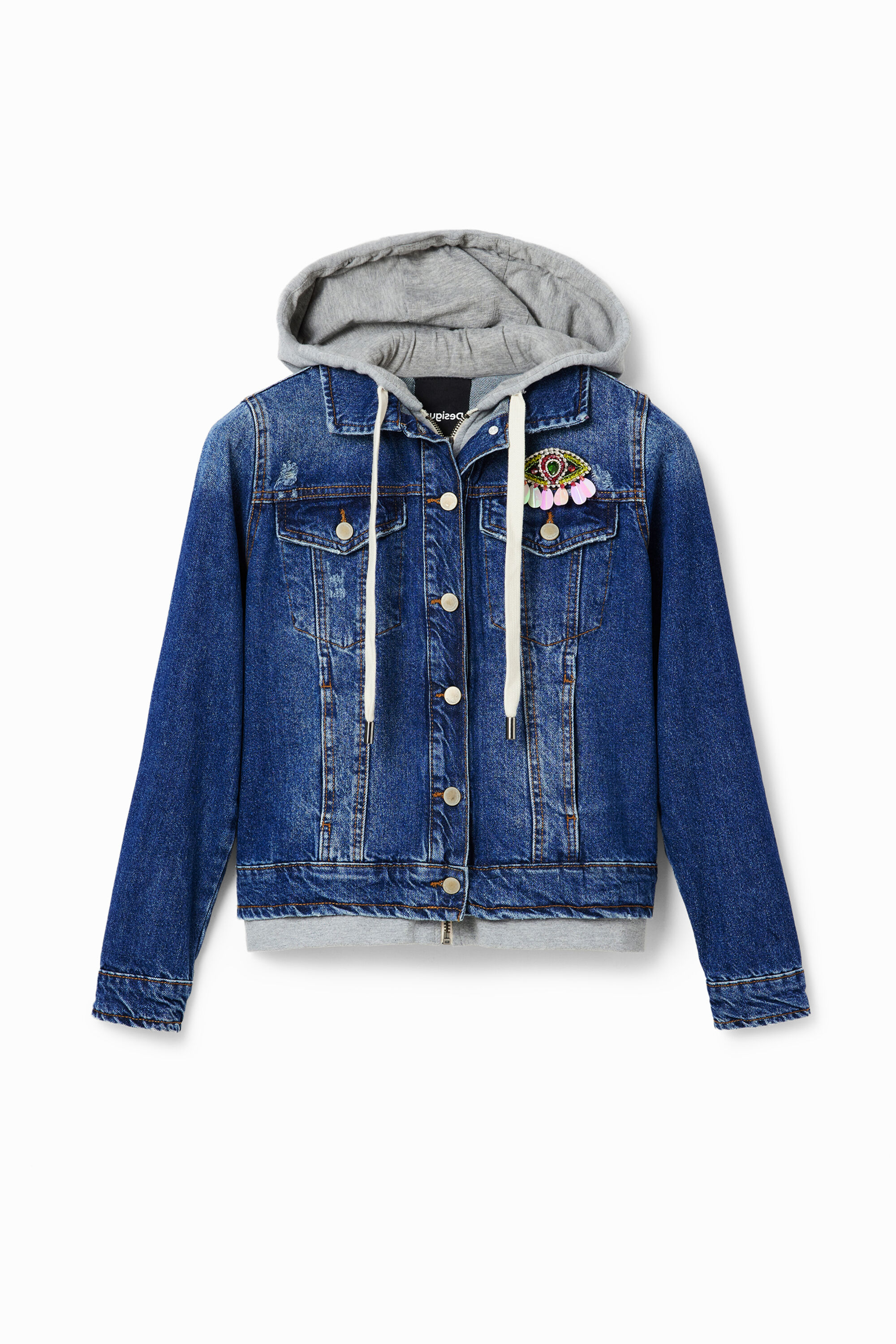 Chaqueta vaquera capucha