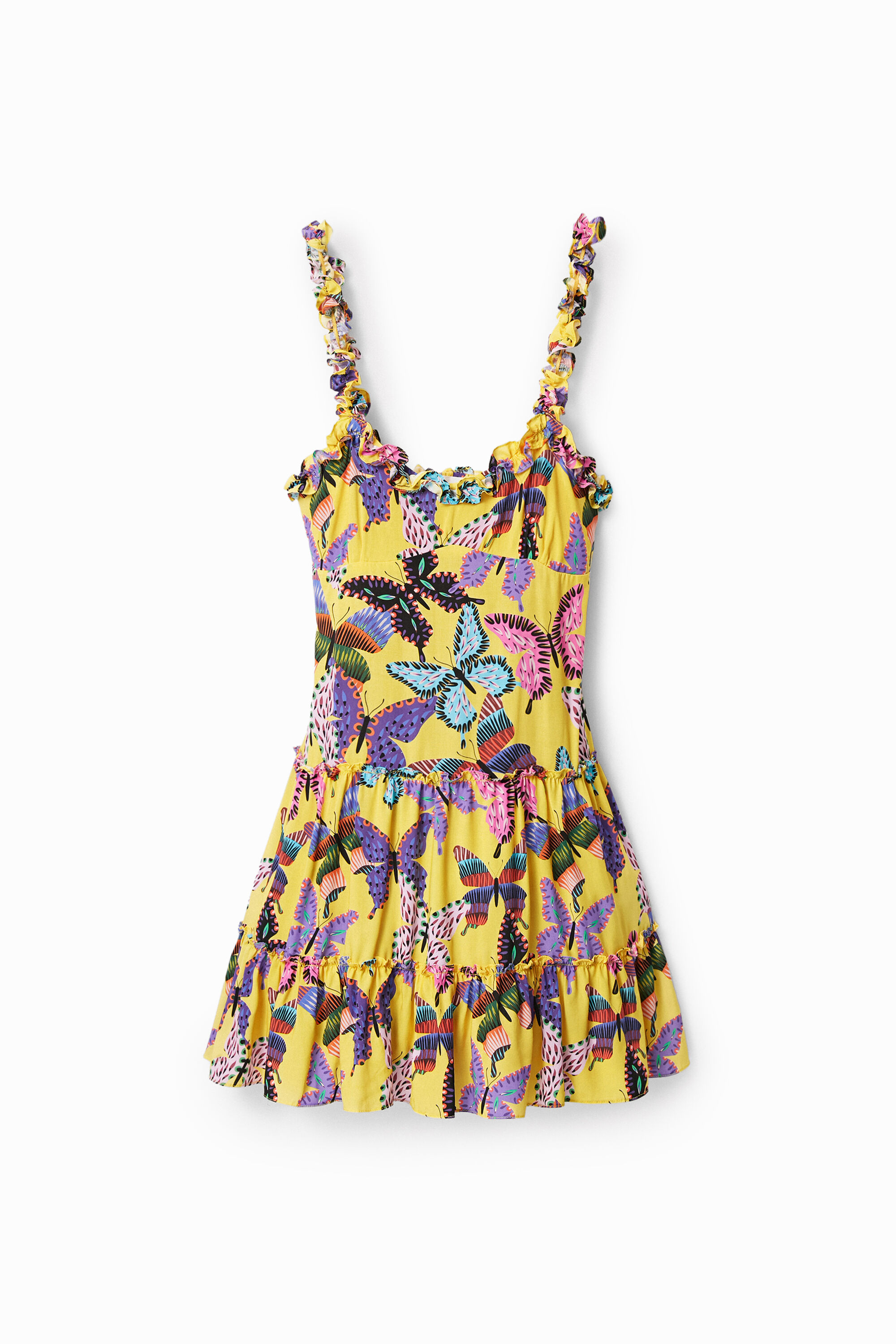 Vestido tirantes mariposas