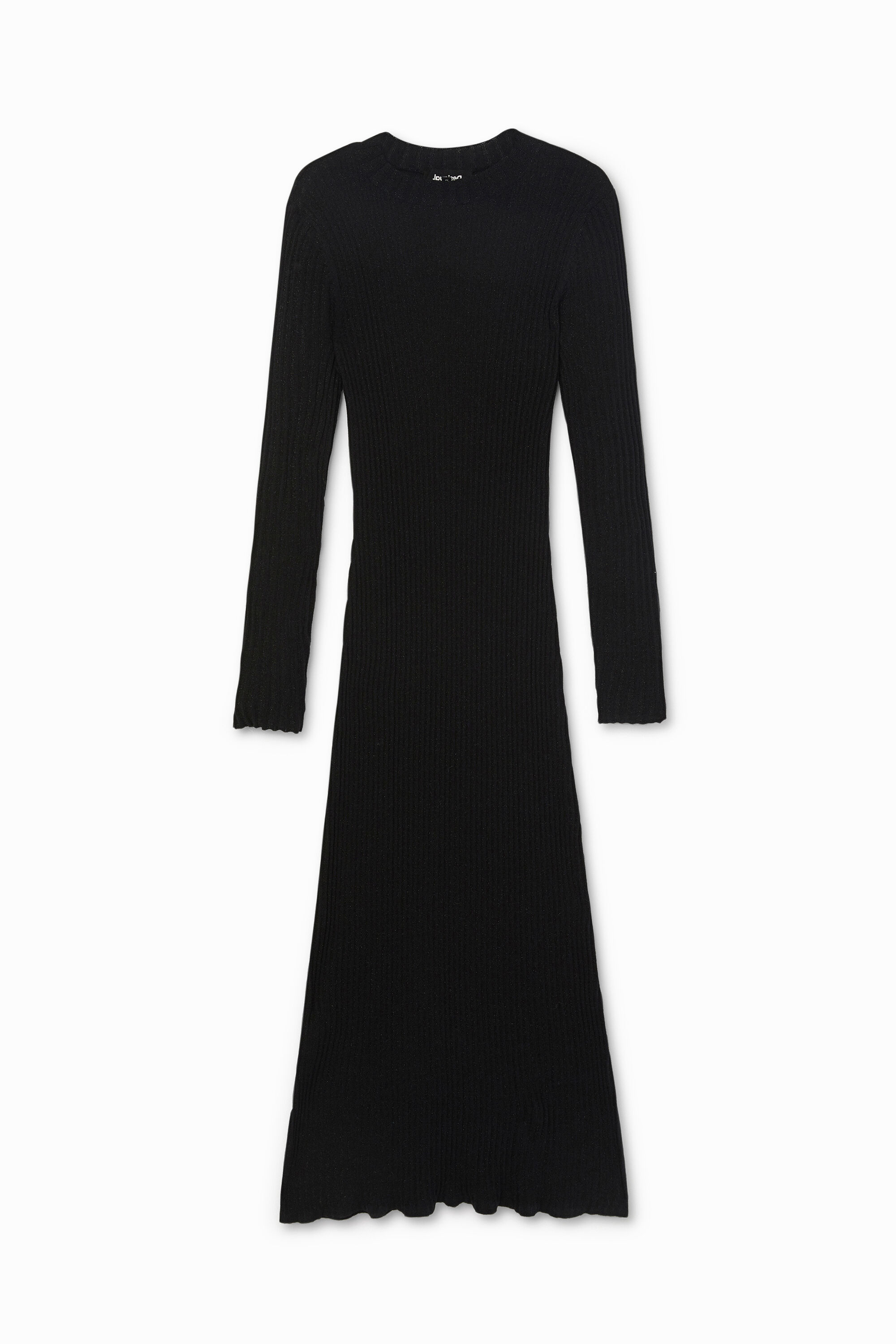 Vestido slim midi canal&eacute;