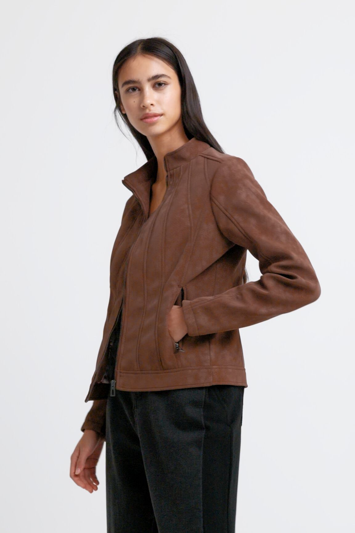 Chaqueta biker slim