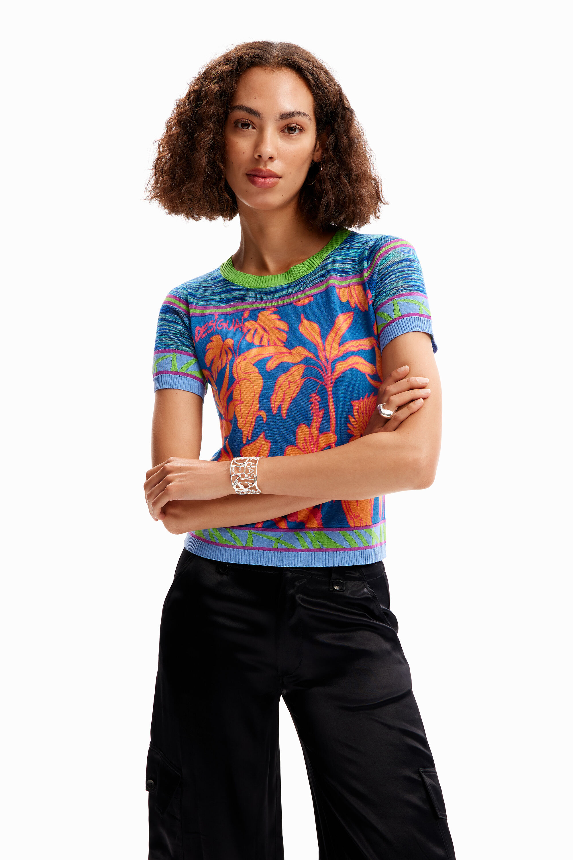 Camiseta punto tropical