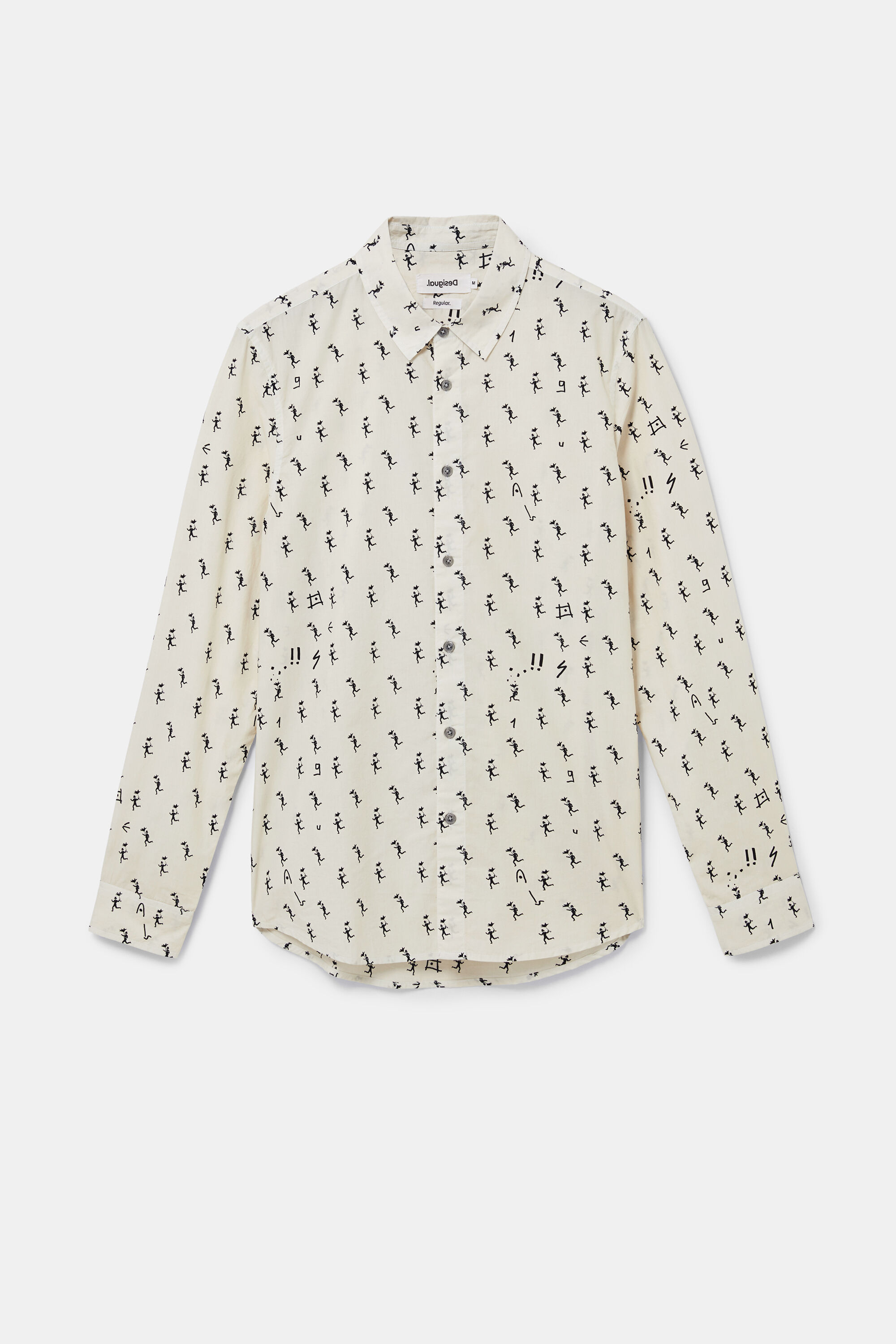 Camisa regular estampada