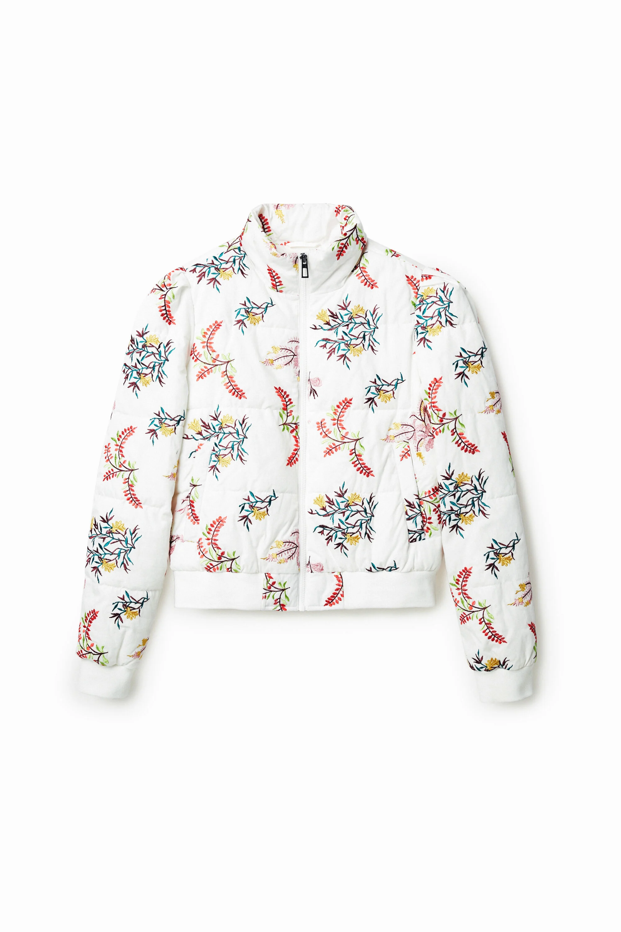Chaqueta padded floral