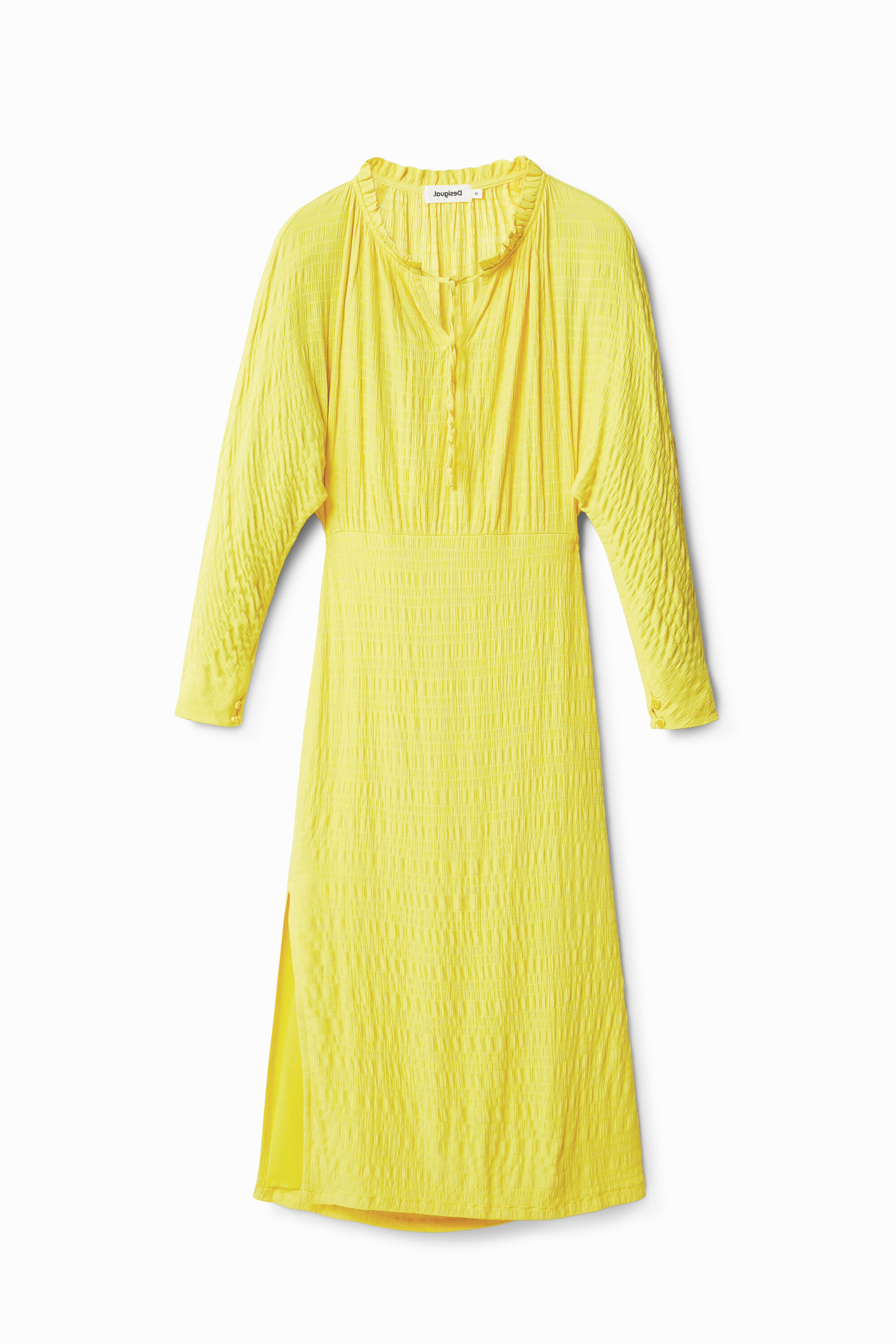 Vestido midi textura