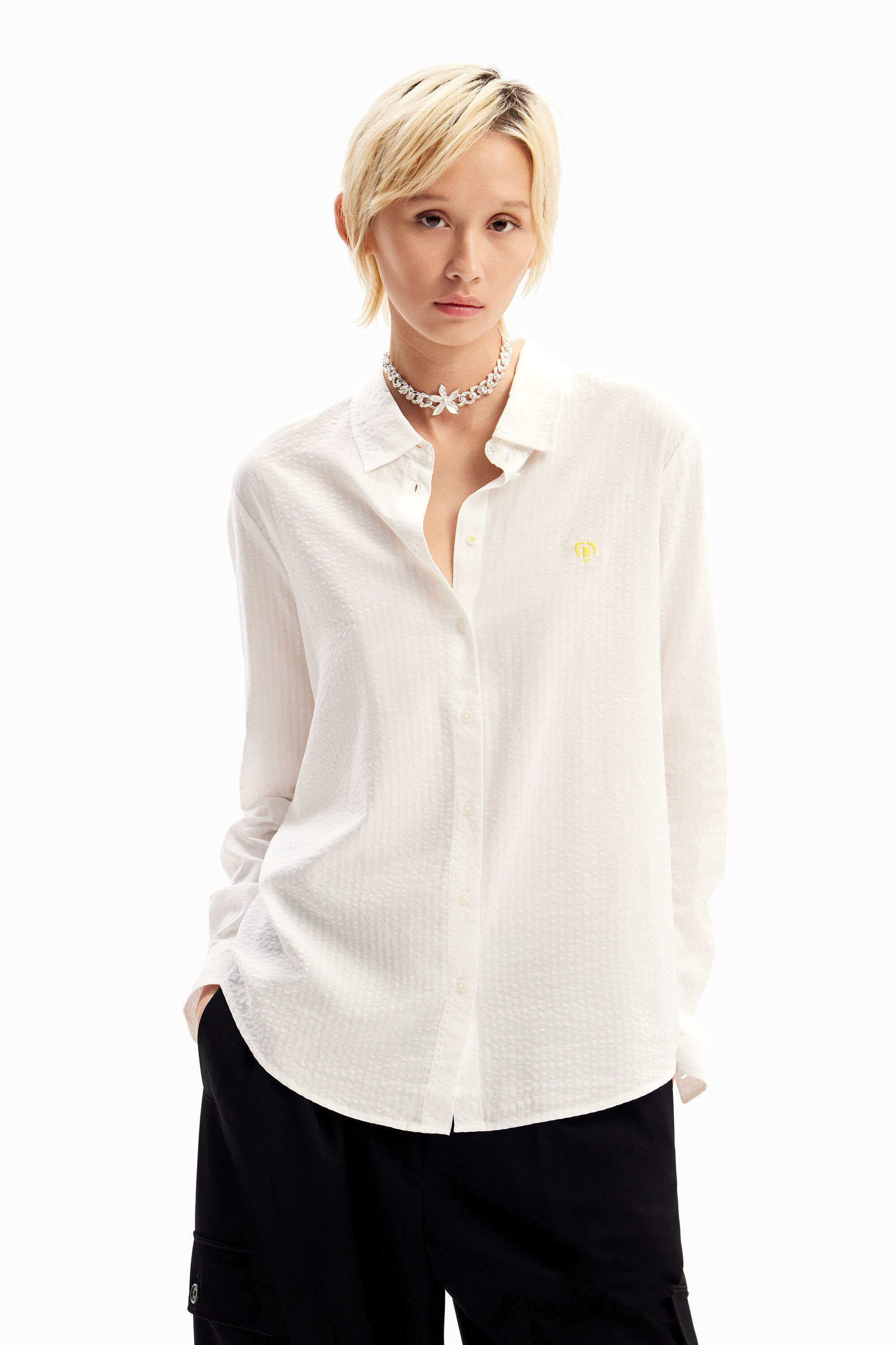 Camisa rayas textura