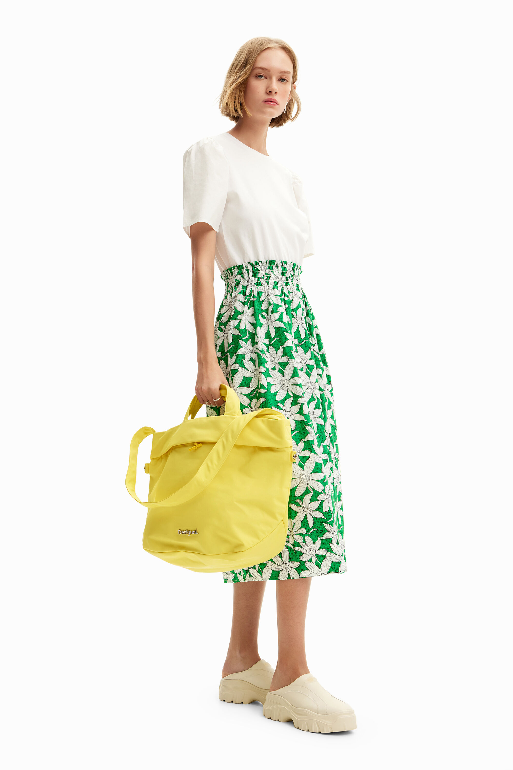 Bolso shopper L reversible nylon