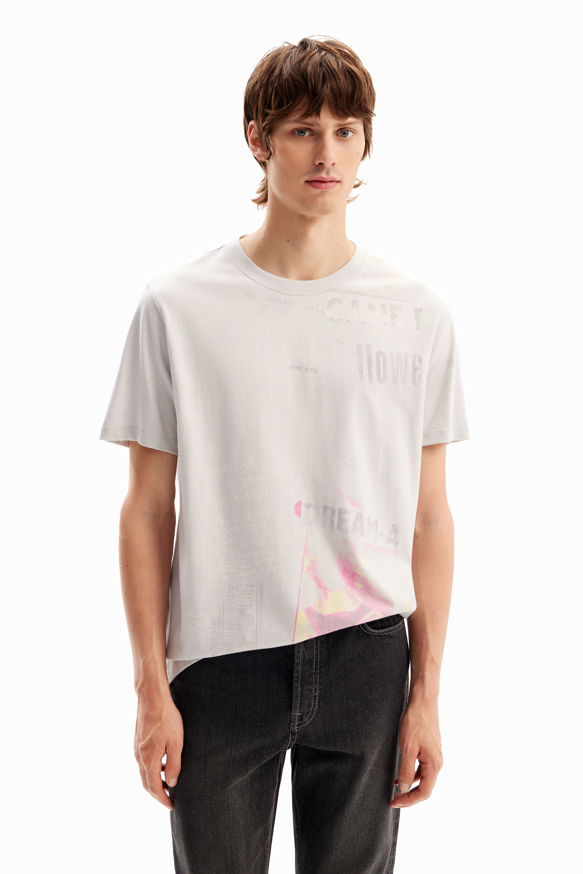 Camiseta algod&oacute;n peri&oacute;dico