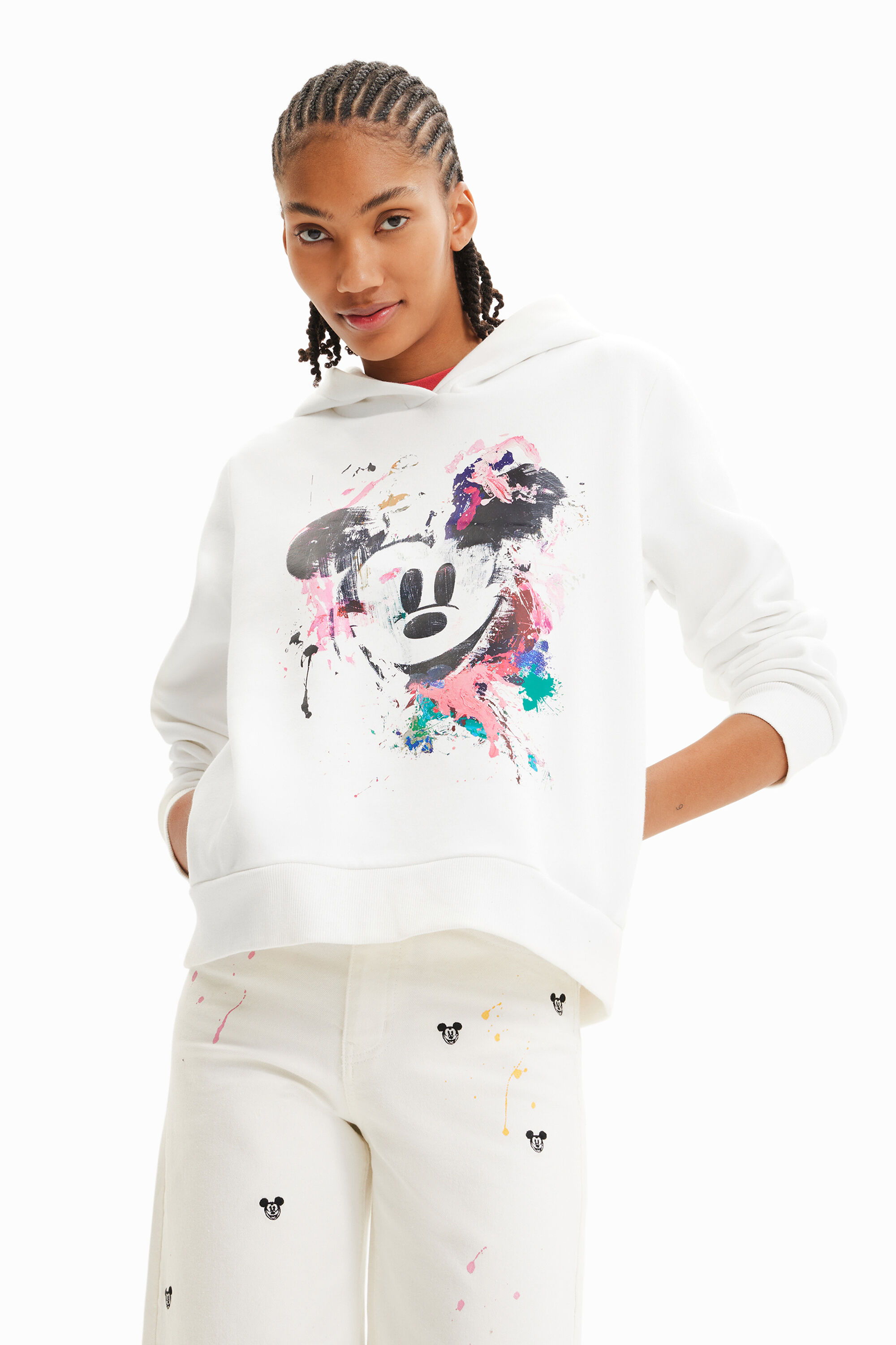 Sudadera Mickey Mouse splatter