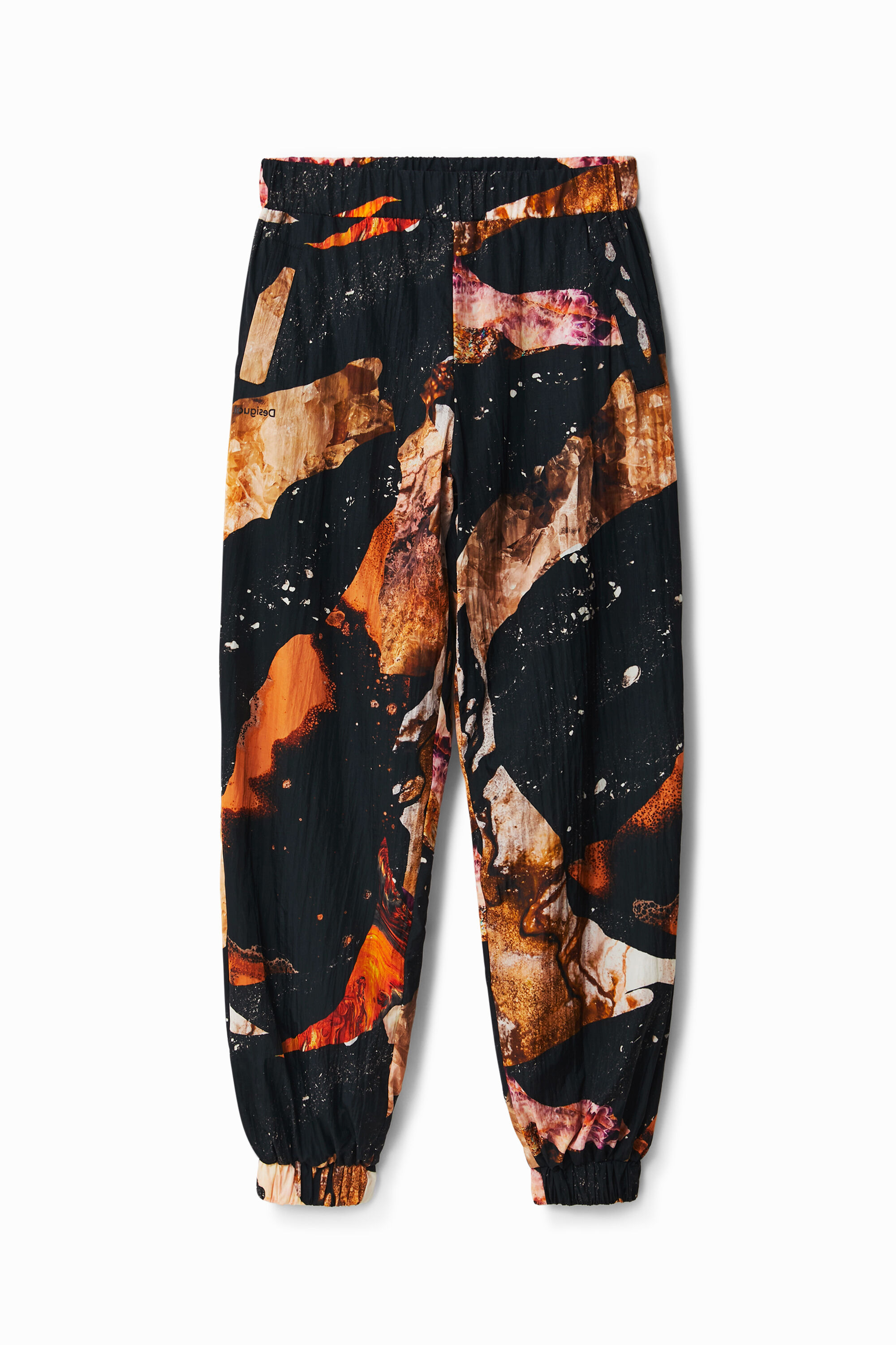 Jogger estampado efecto mineral