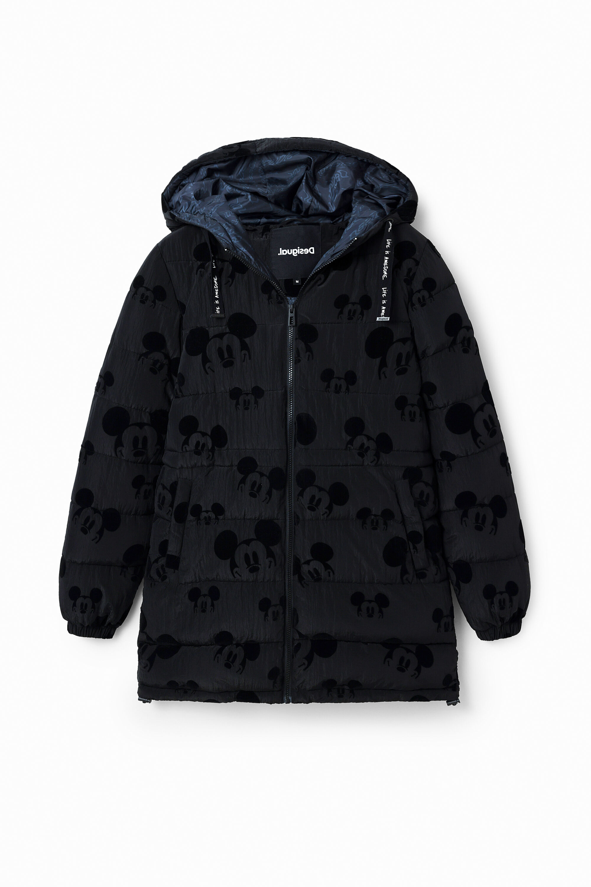 Abrigo padded Mickey Mouse