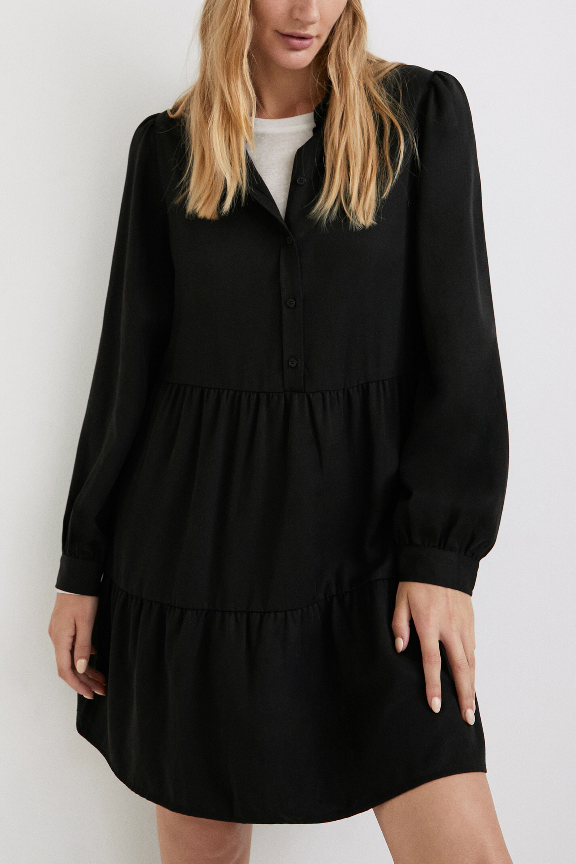 Vestido camisero corto