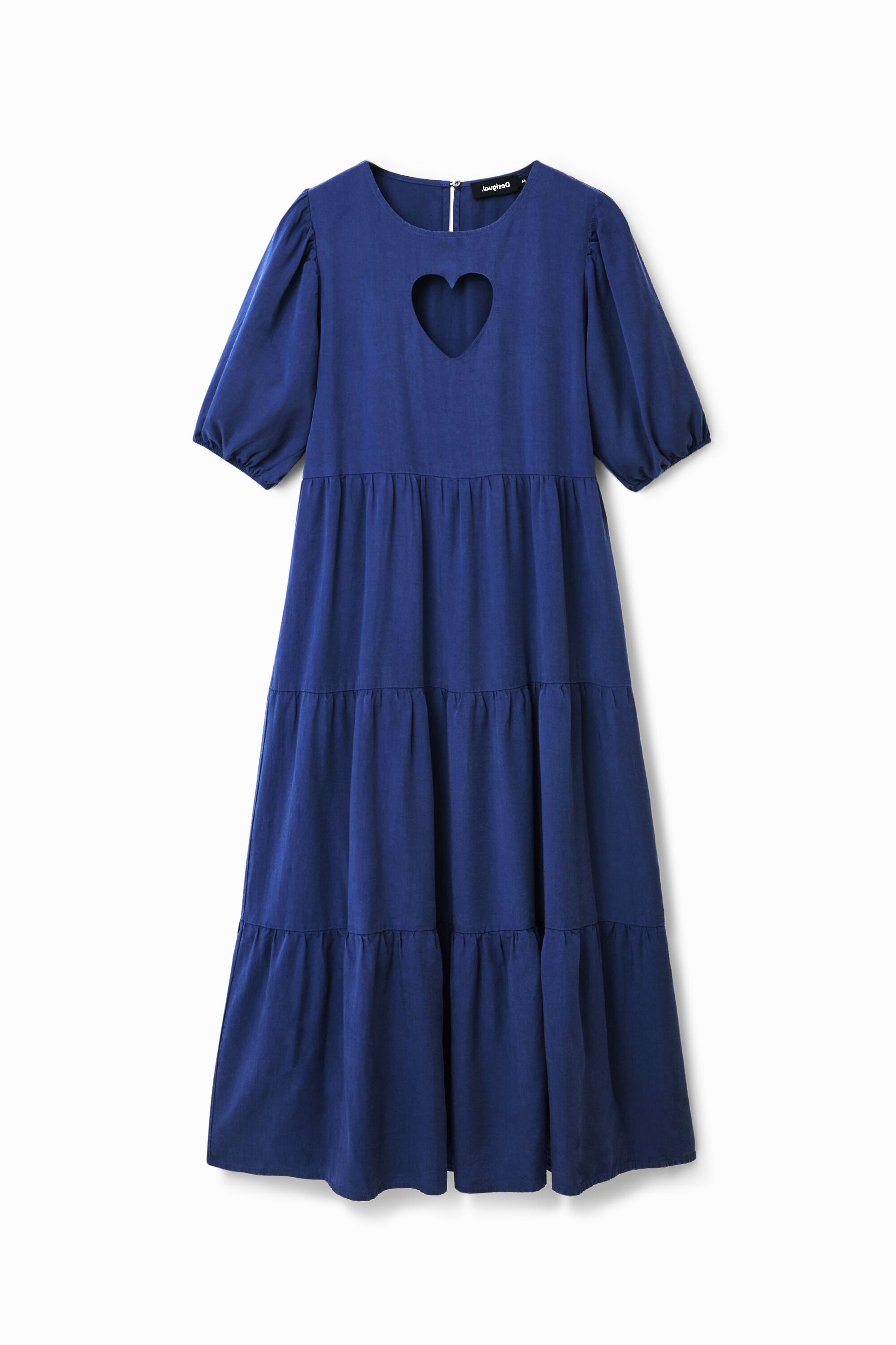 Vestido midi coraz&oacute;n