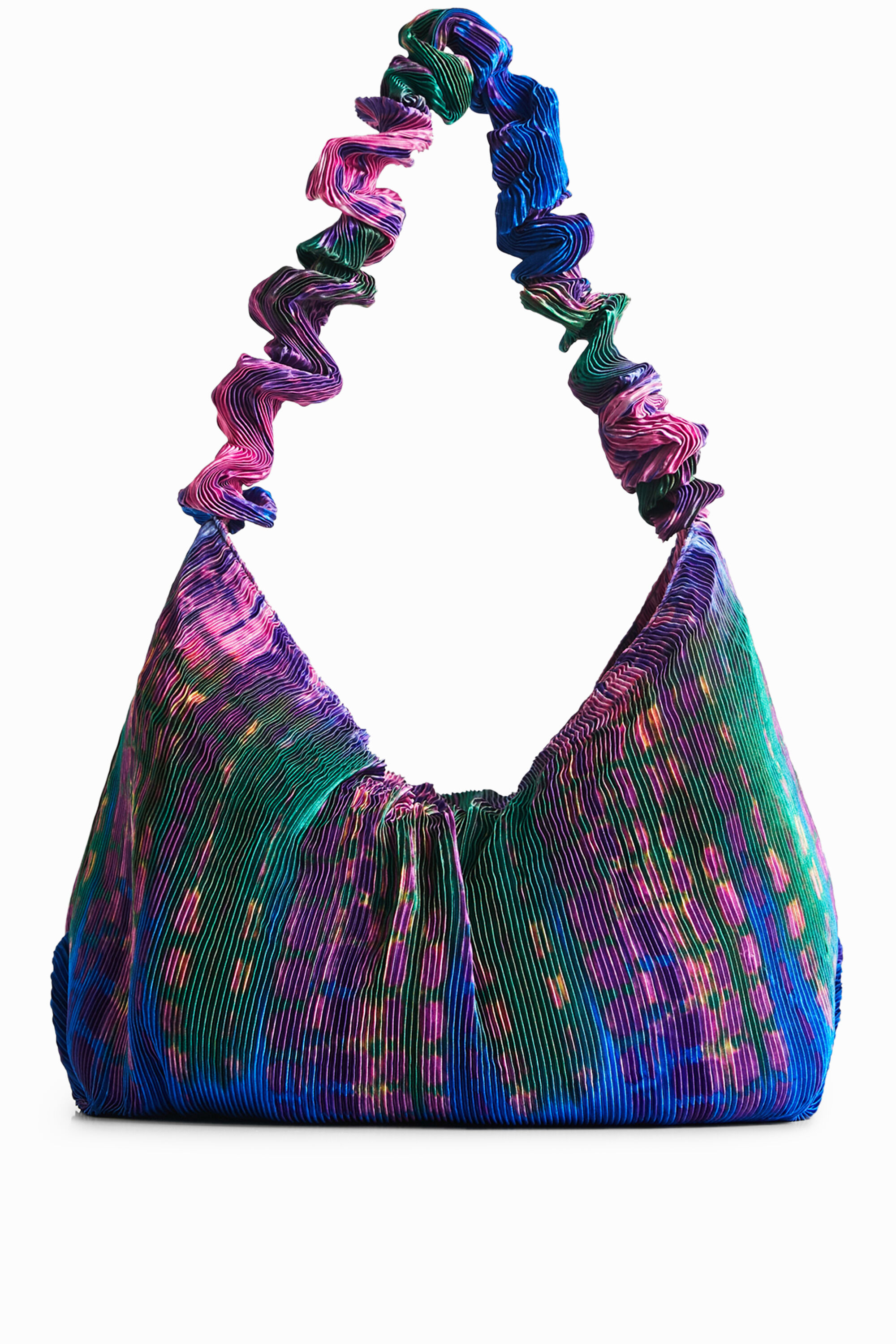 Bolso plisado tie dye