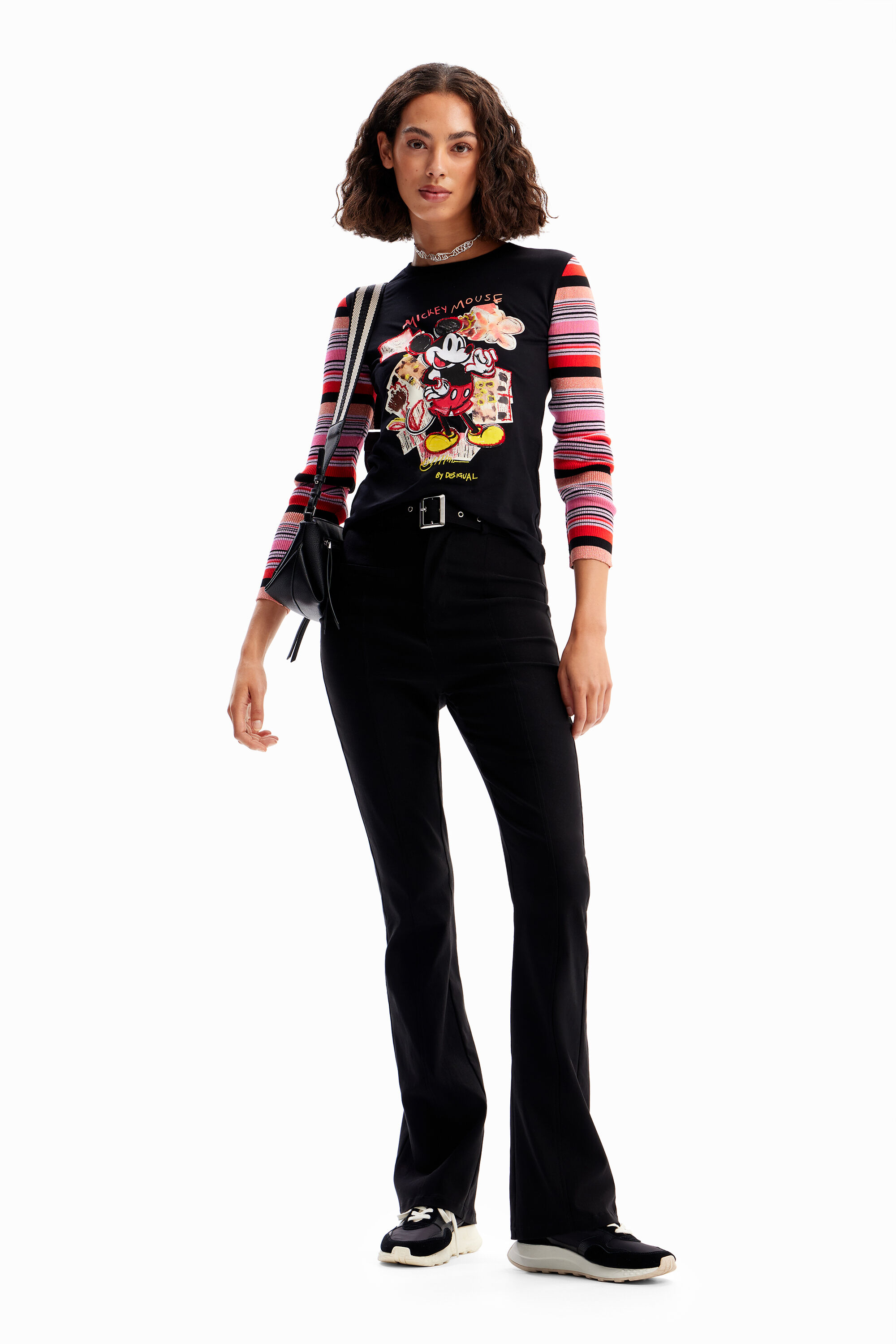 Camiseta patch Mickey Mouse