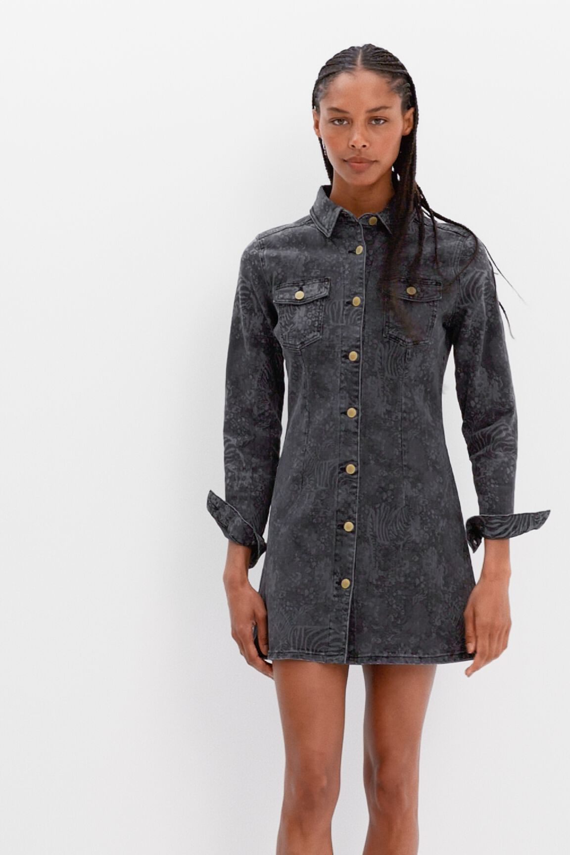 Vestido vaquero corto animales