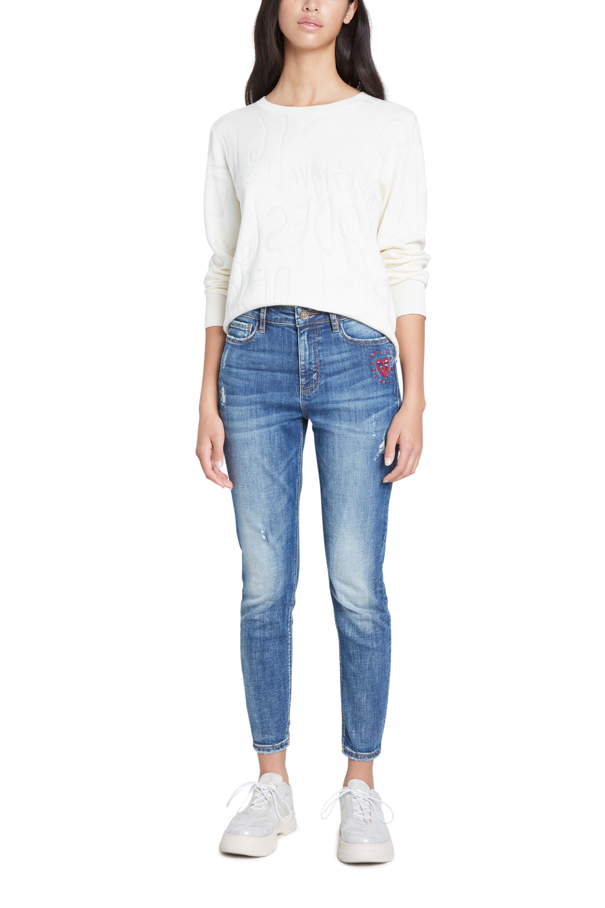 Pantal&oacute;n vaquero skinny tobillero