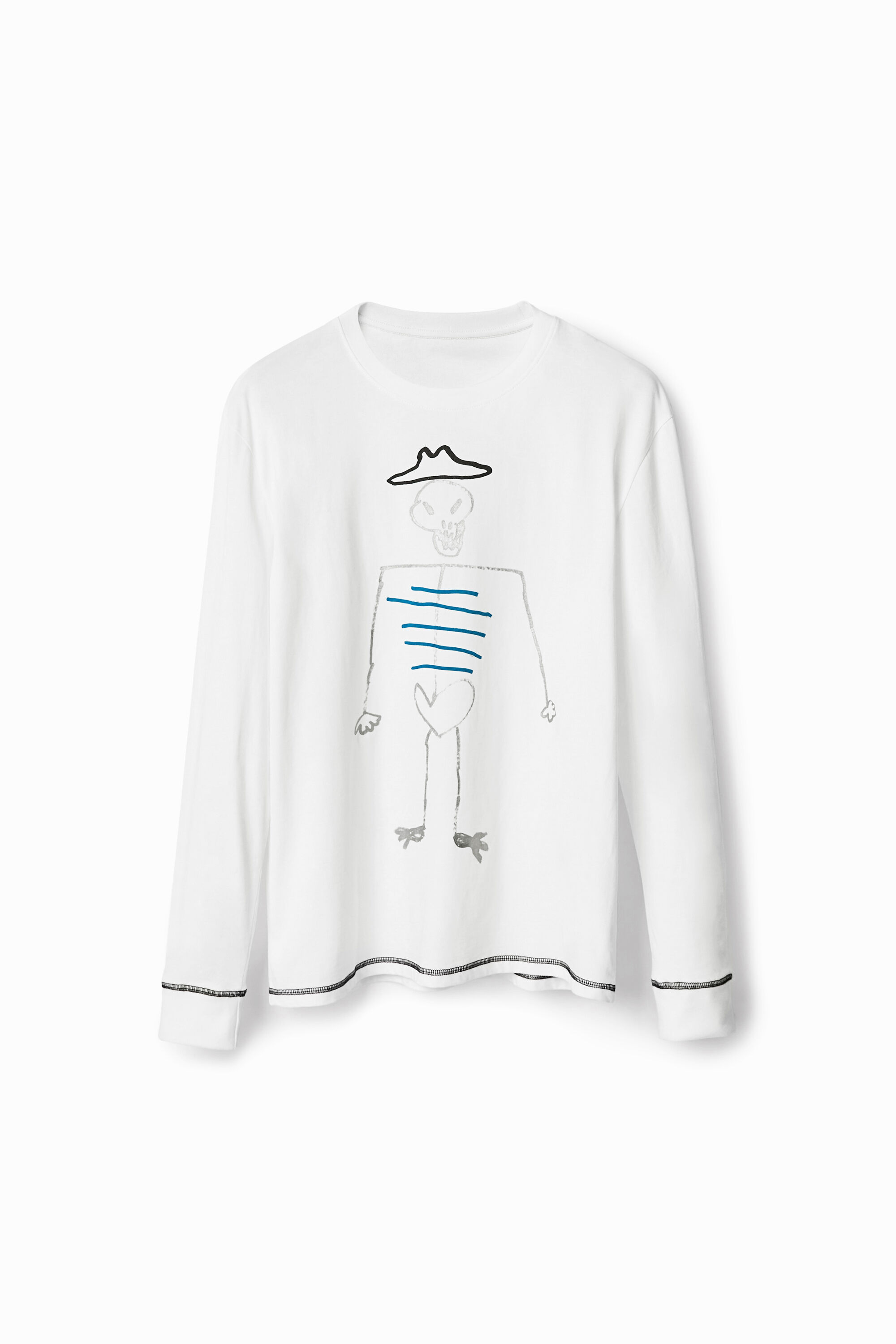 Camiseta manga larga oversize