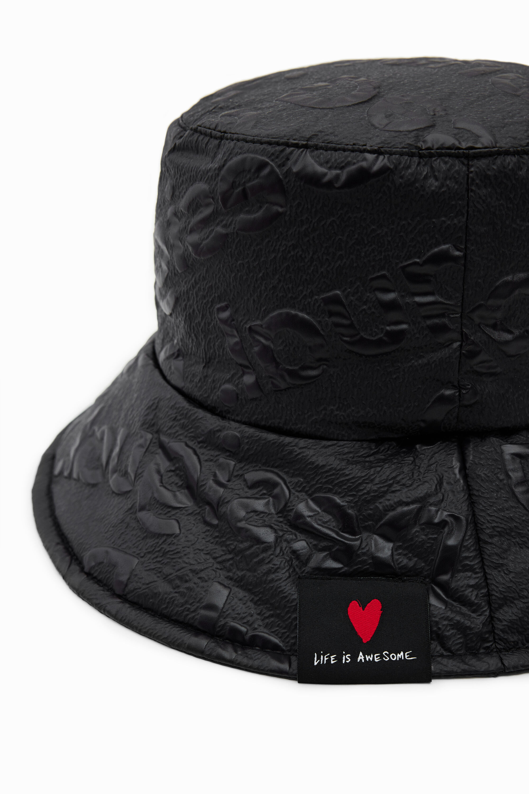 Bucket hat logo