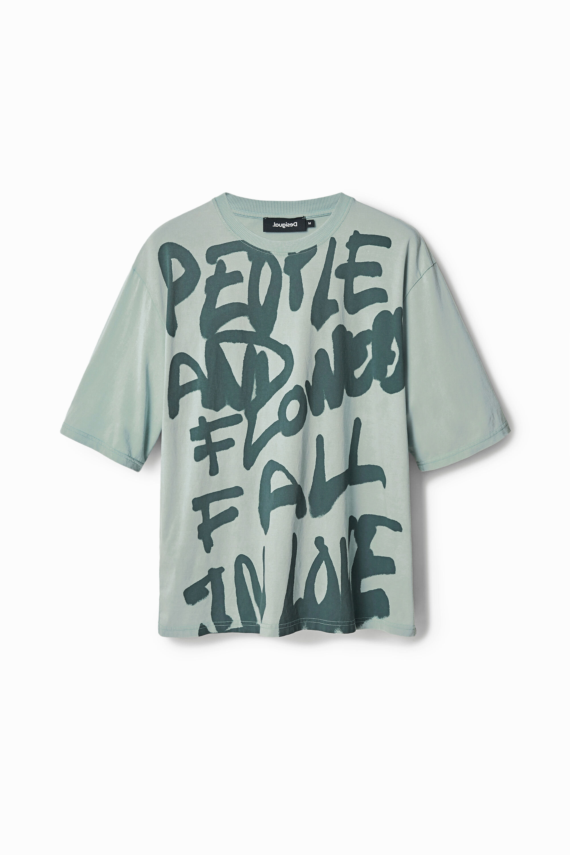 Camiseta oversize mensaje