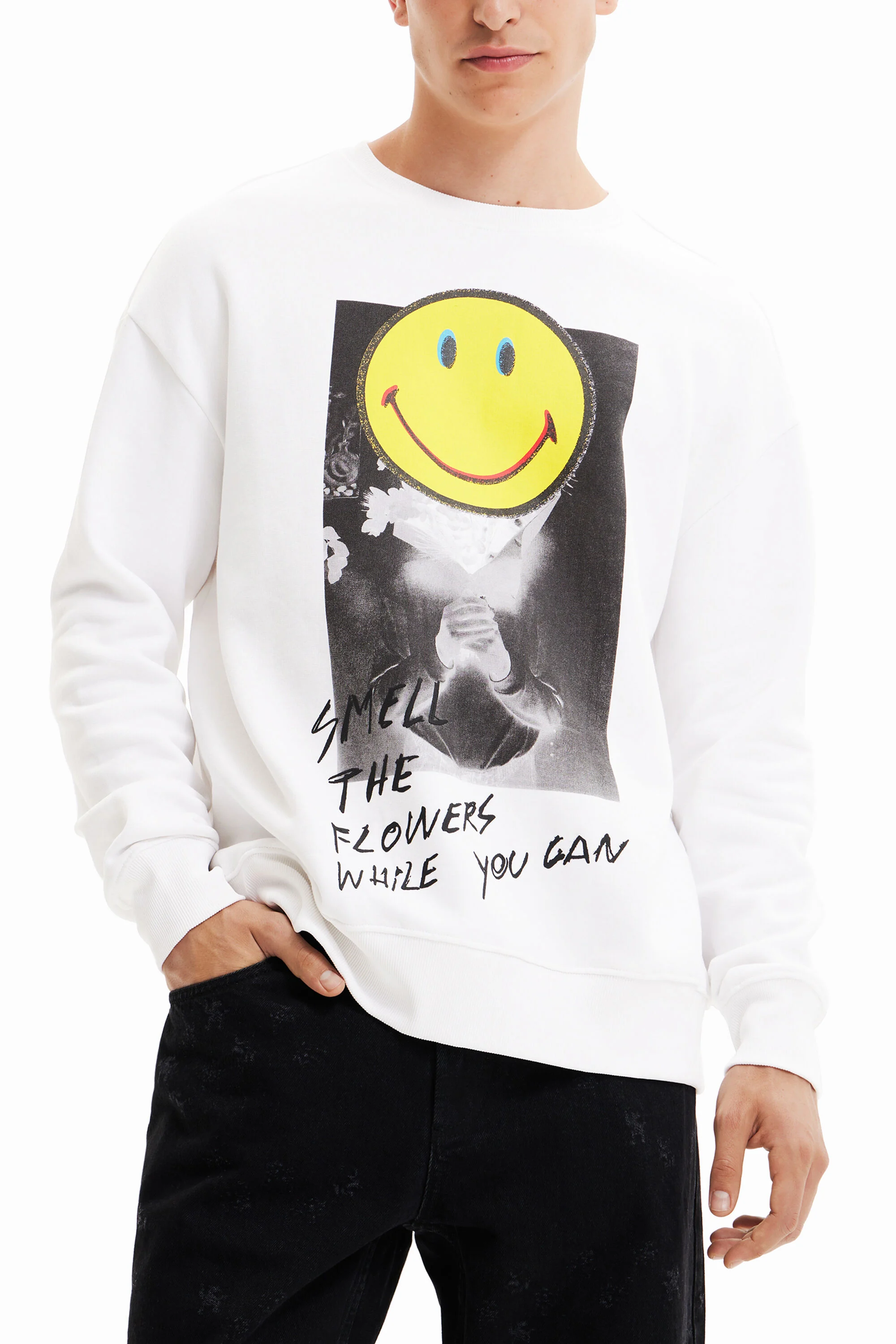 Sudadera oversize Smiley&reg;