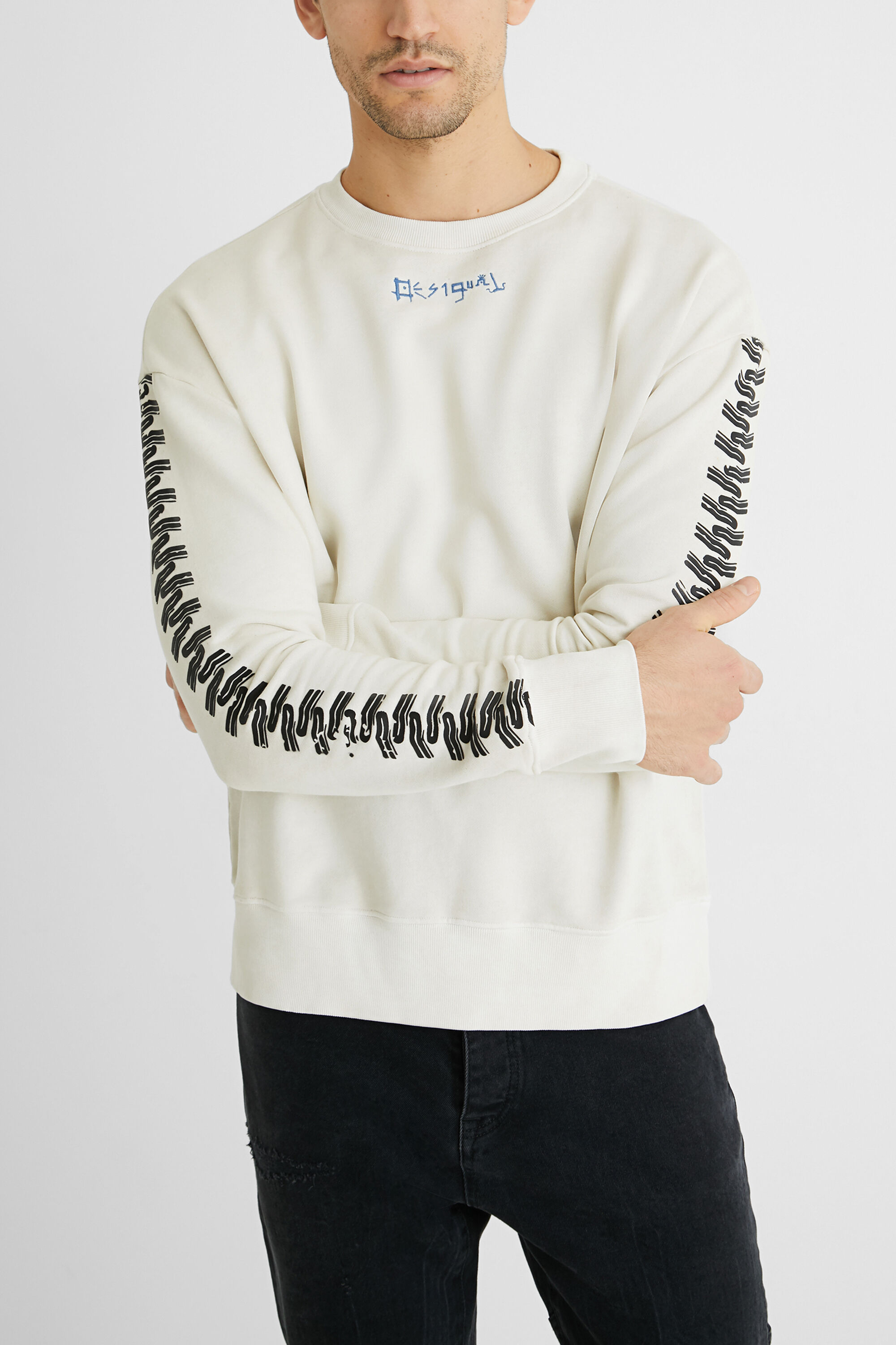 Sudadera felpa cremalleras