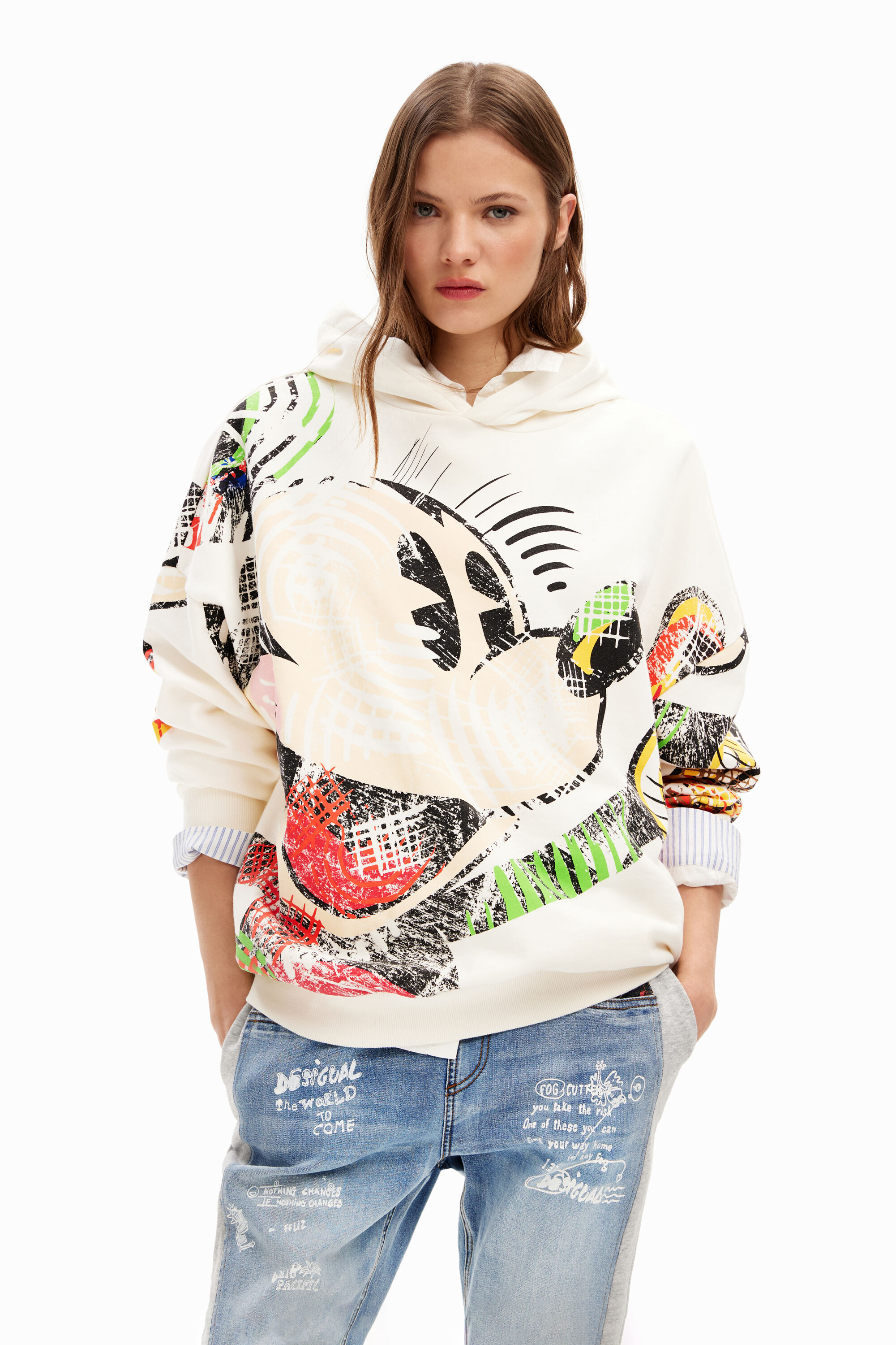 Sudadera oversize Mickey Mouse