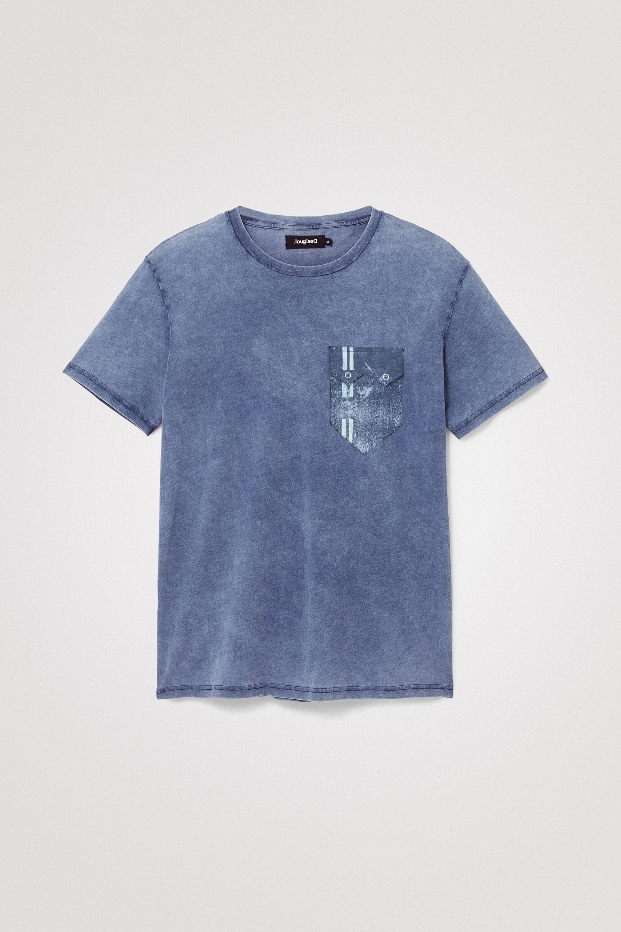 Camiseta bolsillo 100% algod&oacute;n