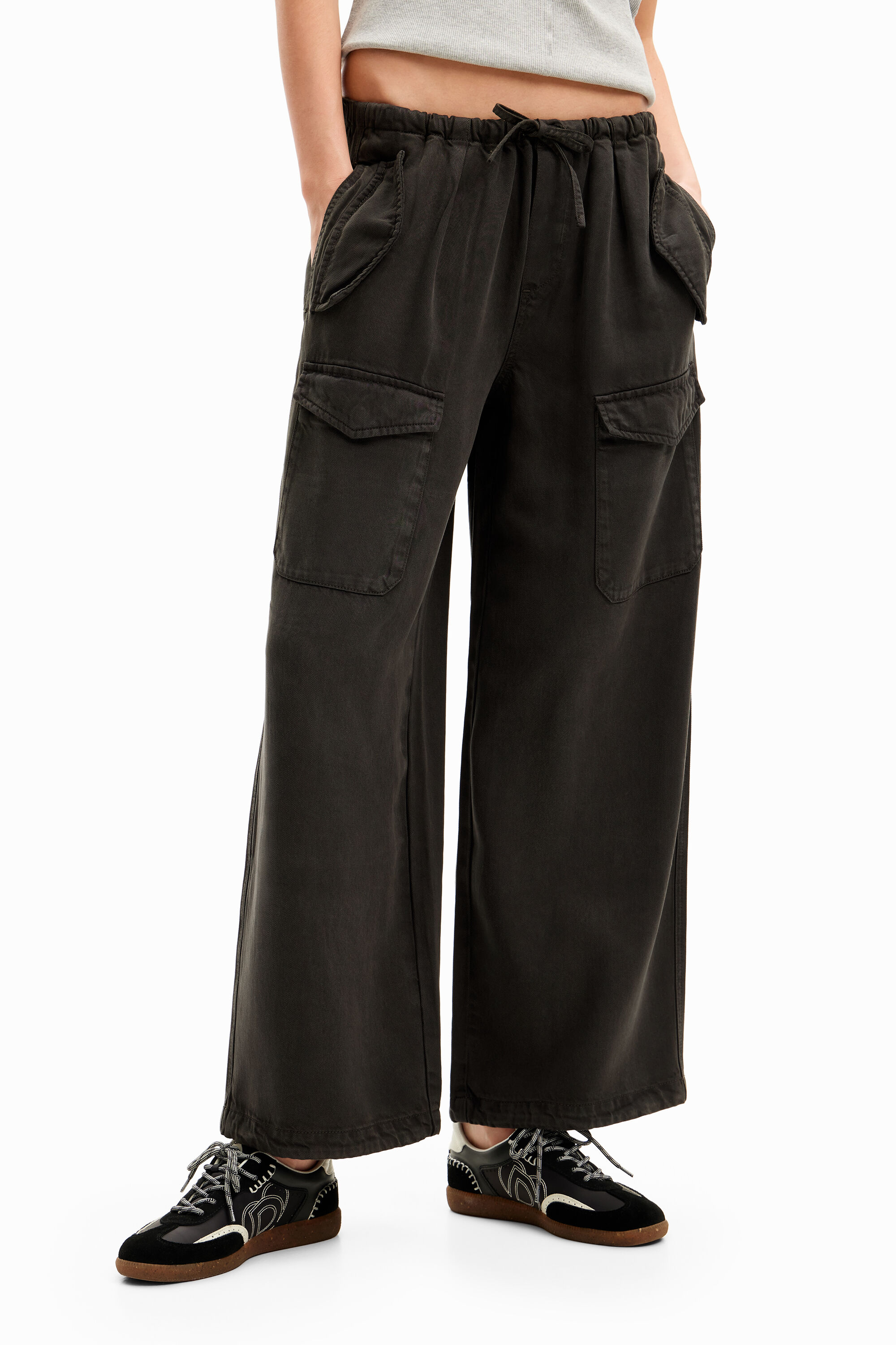 Pantal&oacute;n cargo Wide leg