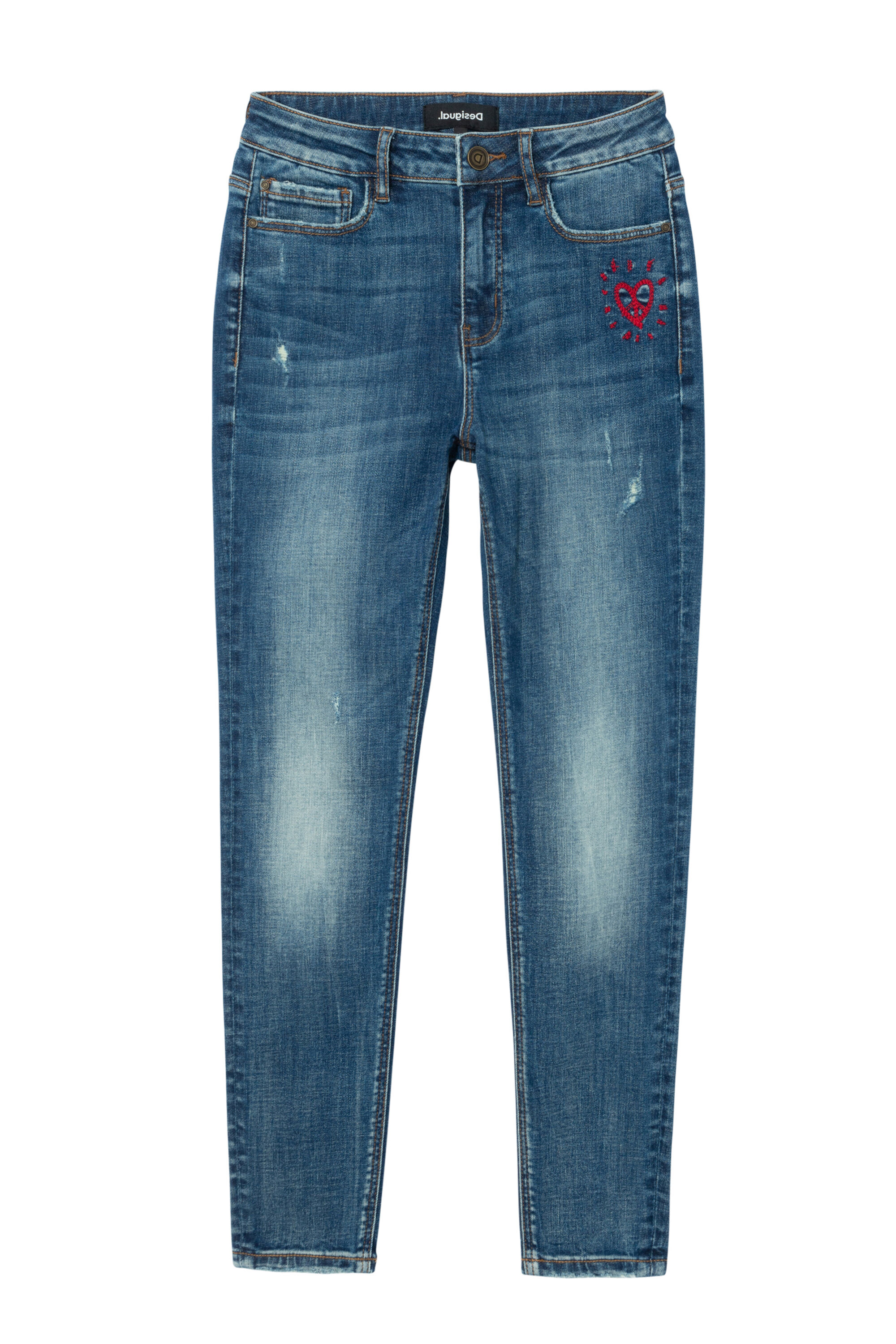 Pantal&oacute;n vaquero skinny tobillero