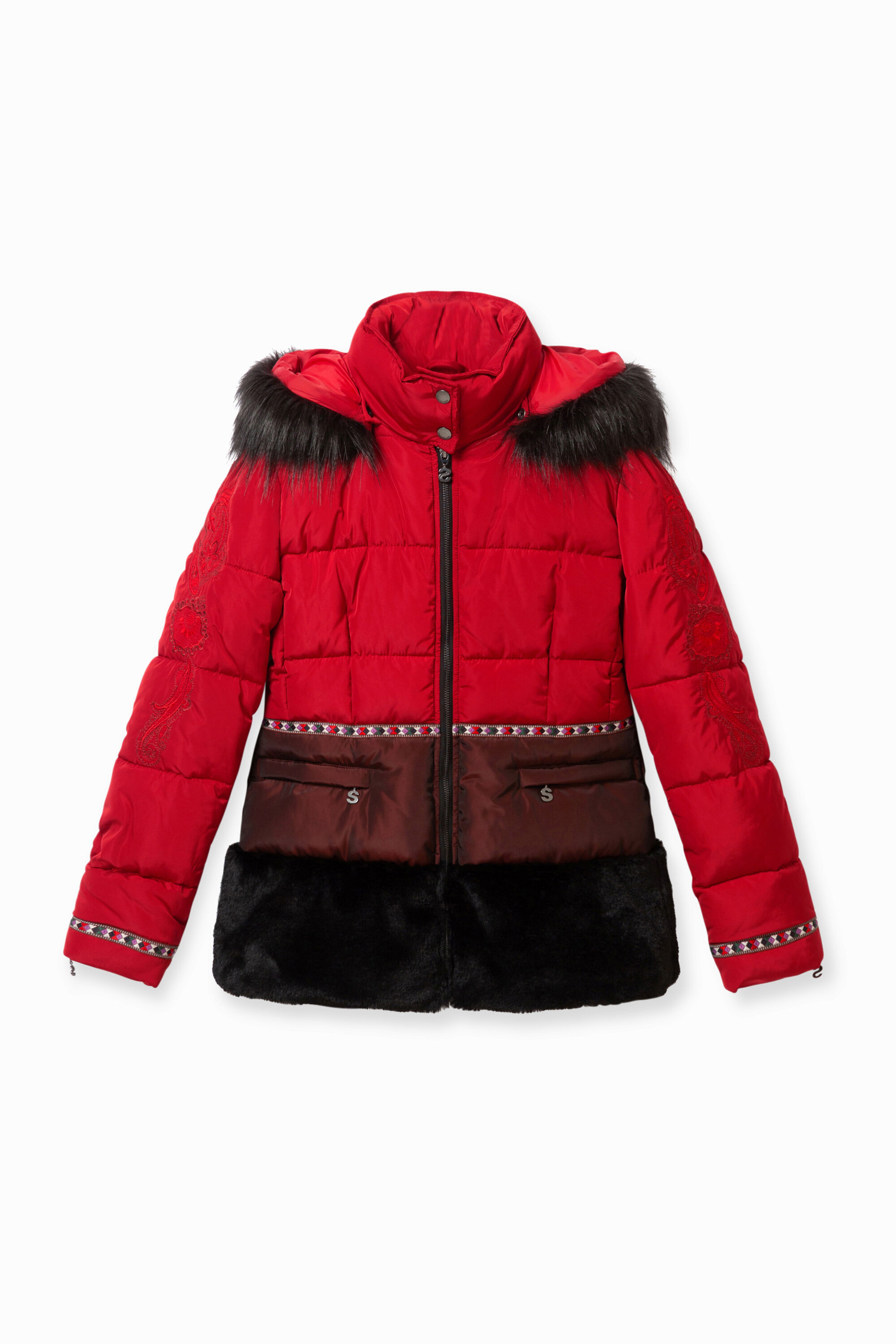 Chaqueta corta bimateria