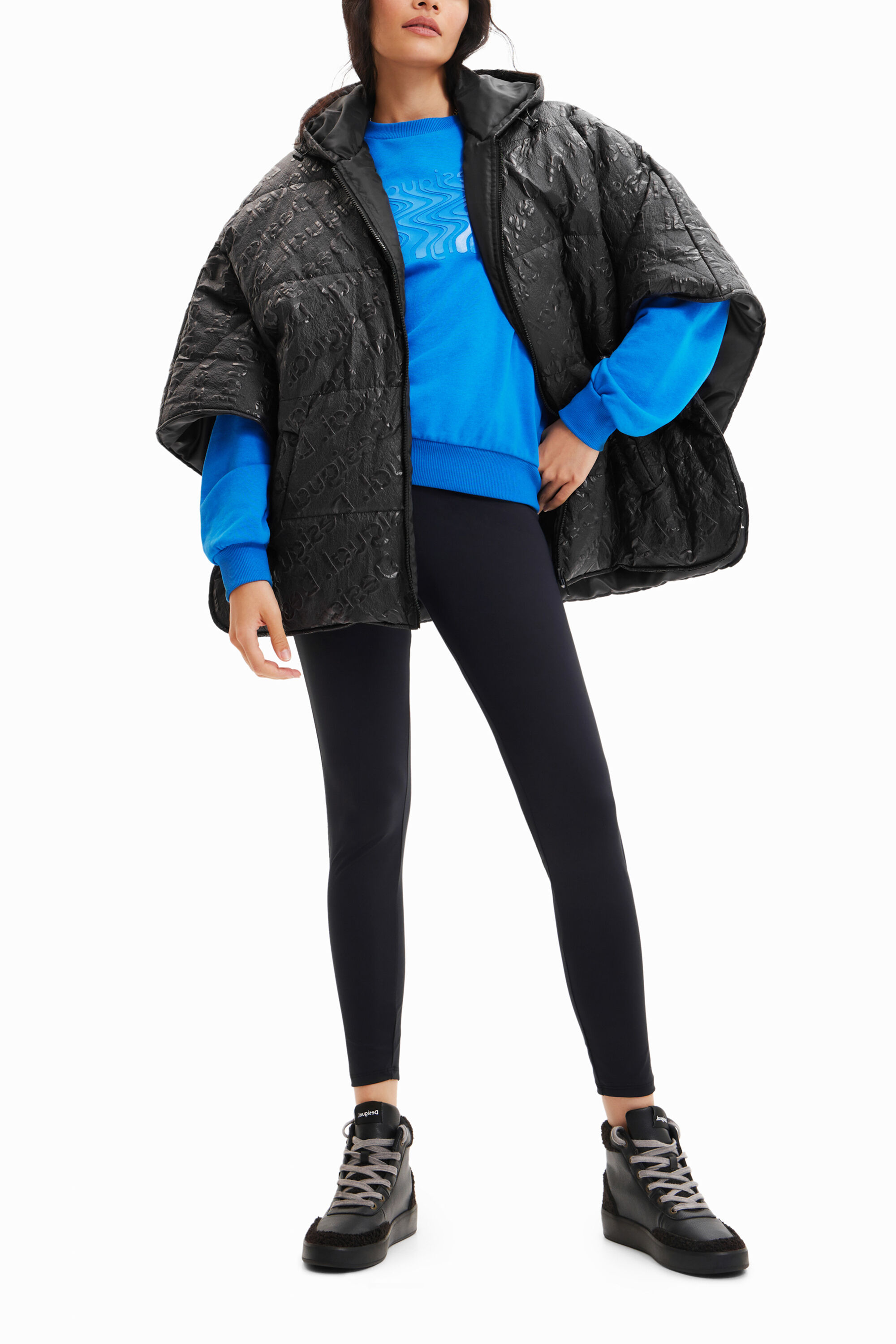 Poncho padded logos