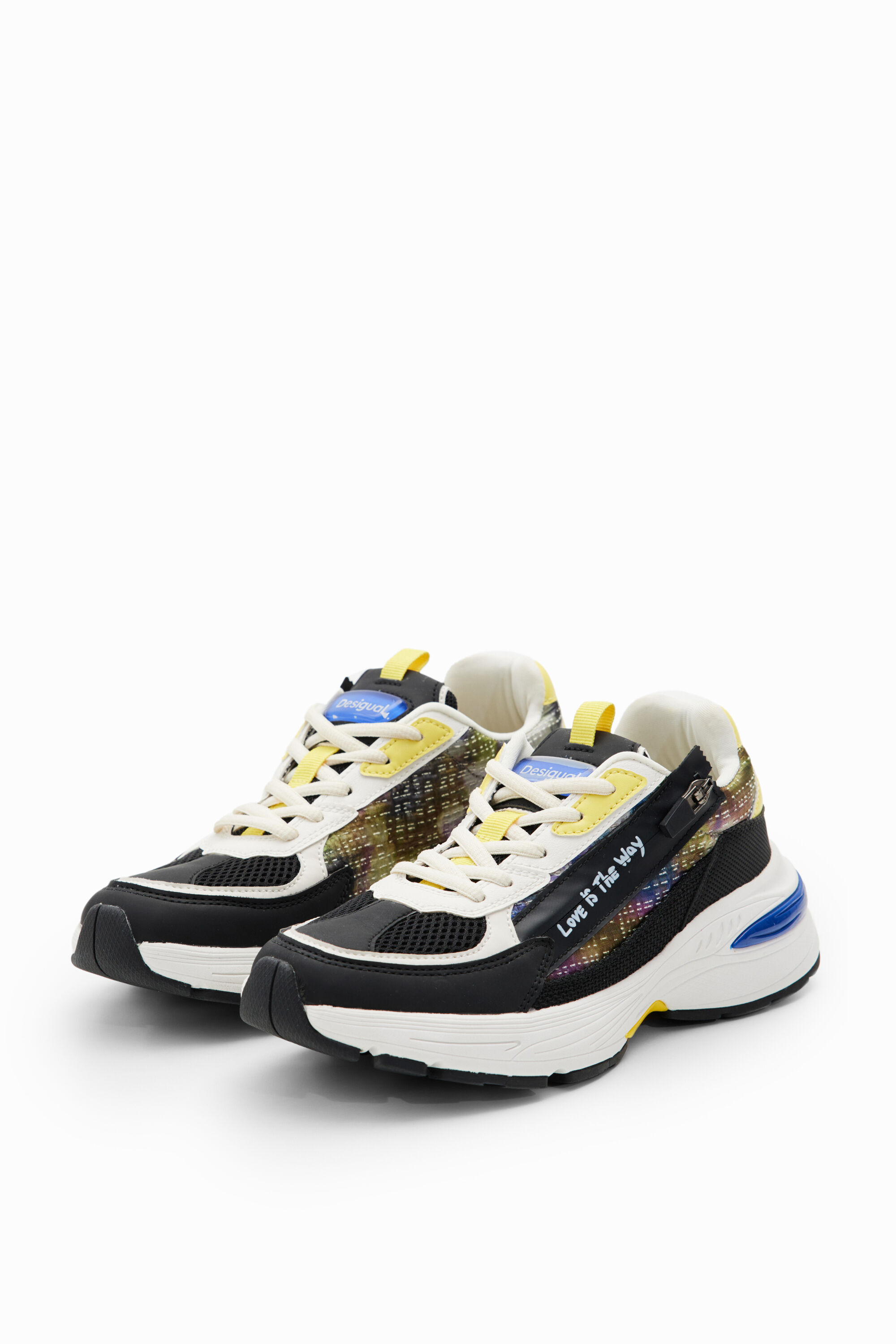 Sneakers runner patch cremallera