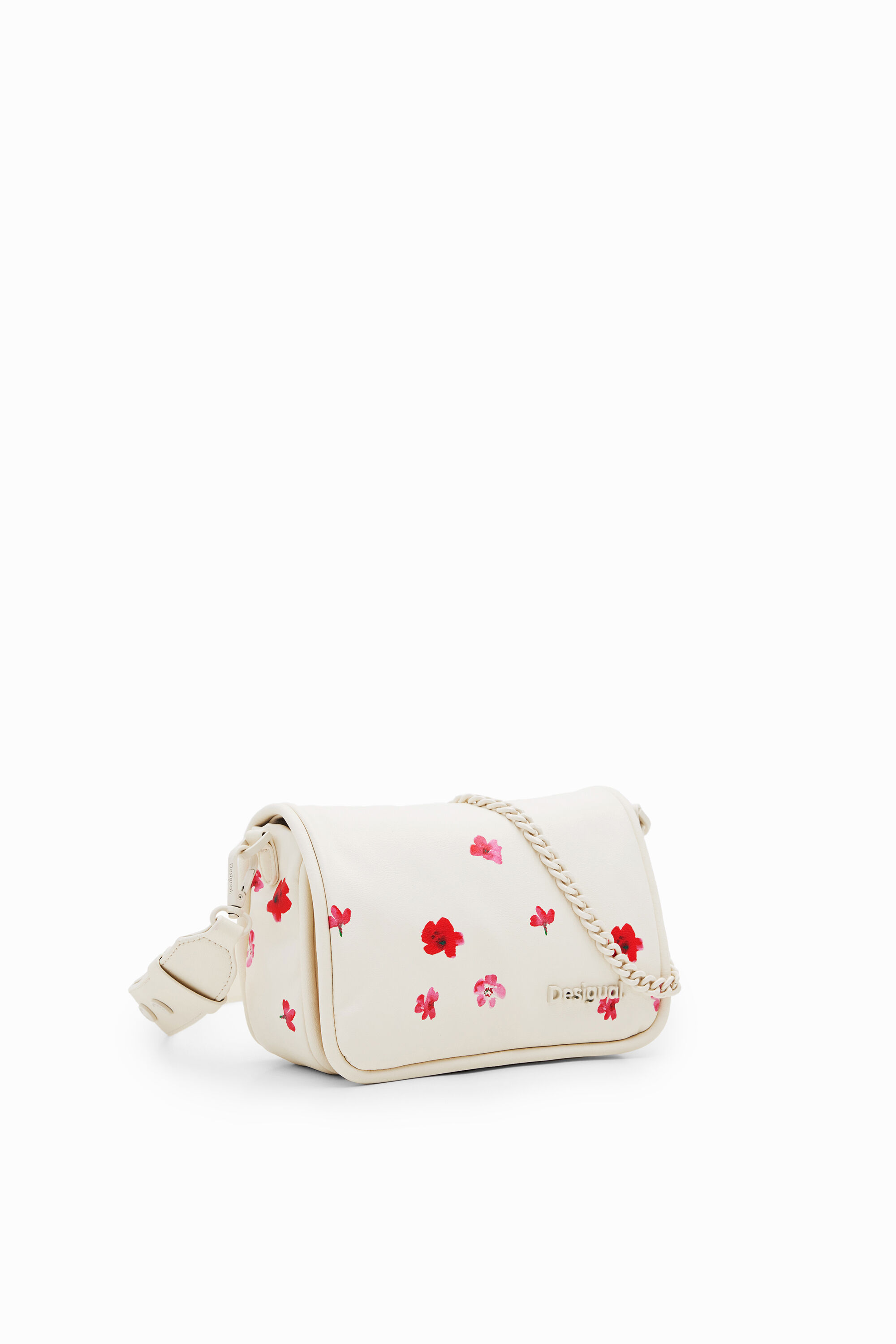 Bandolera S acolchada flores