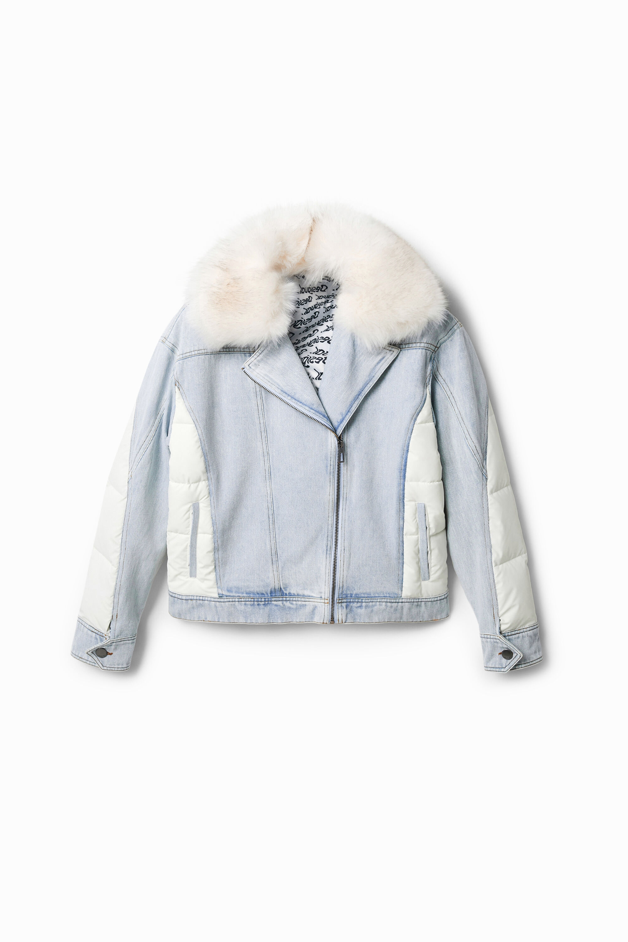 Chaqueta trucker efecto pelo