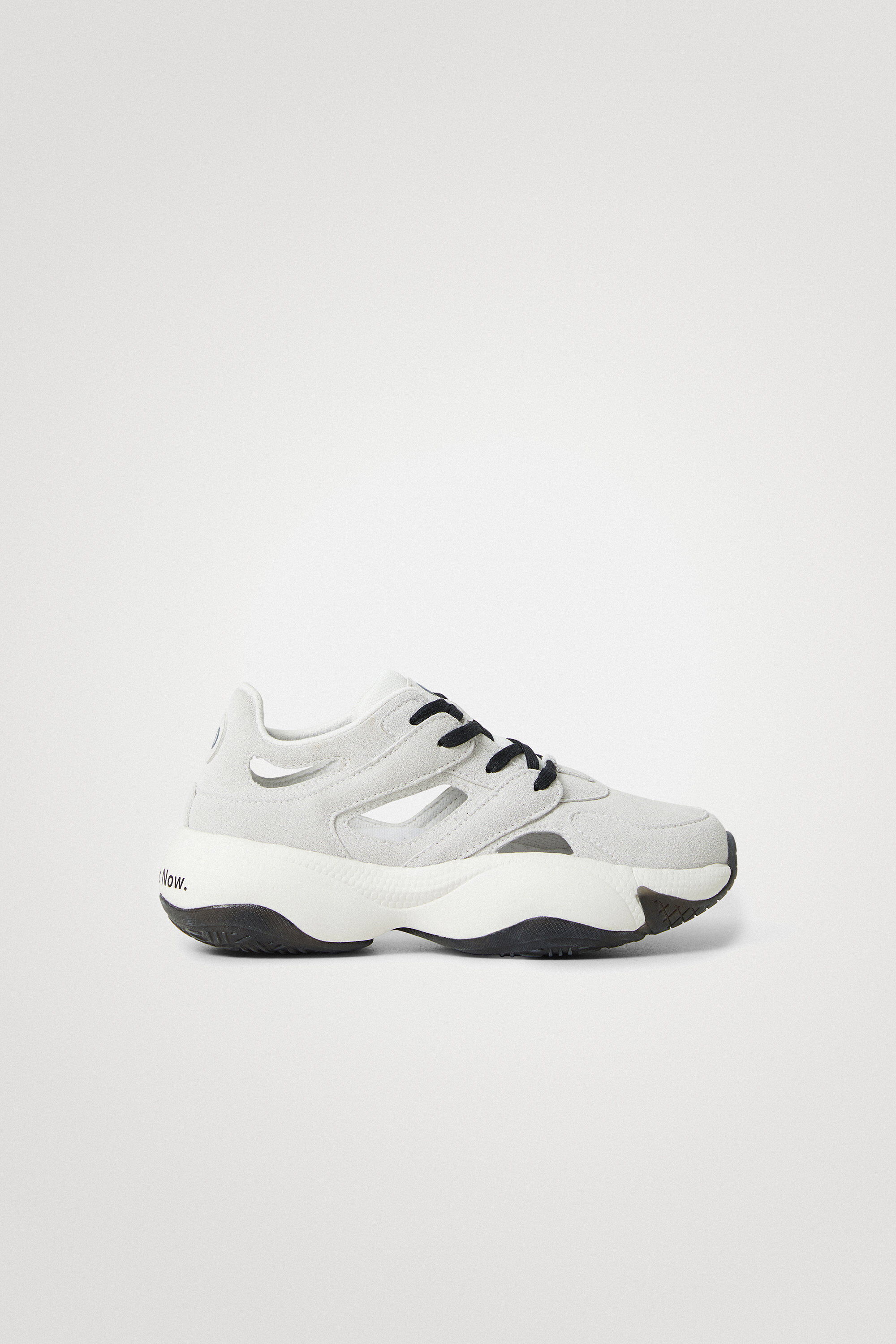 Sneakers Chunky piel sint&eacute;tica mensaje