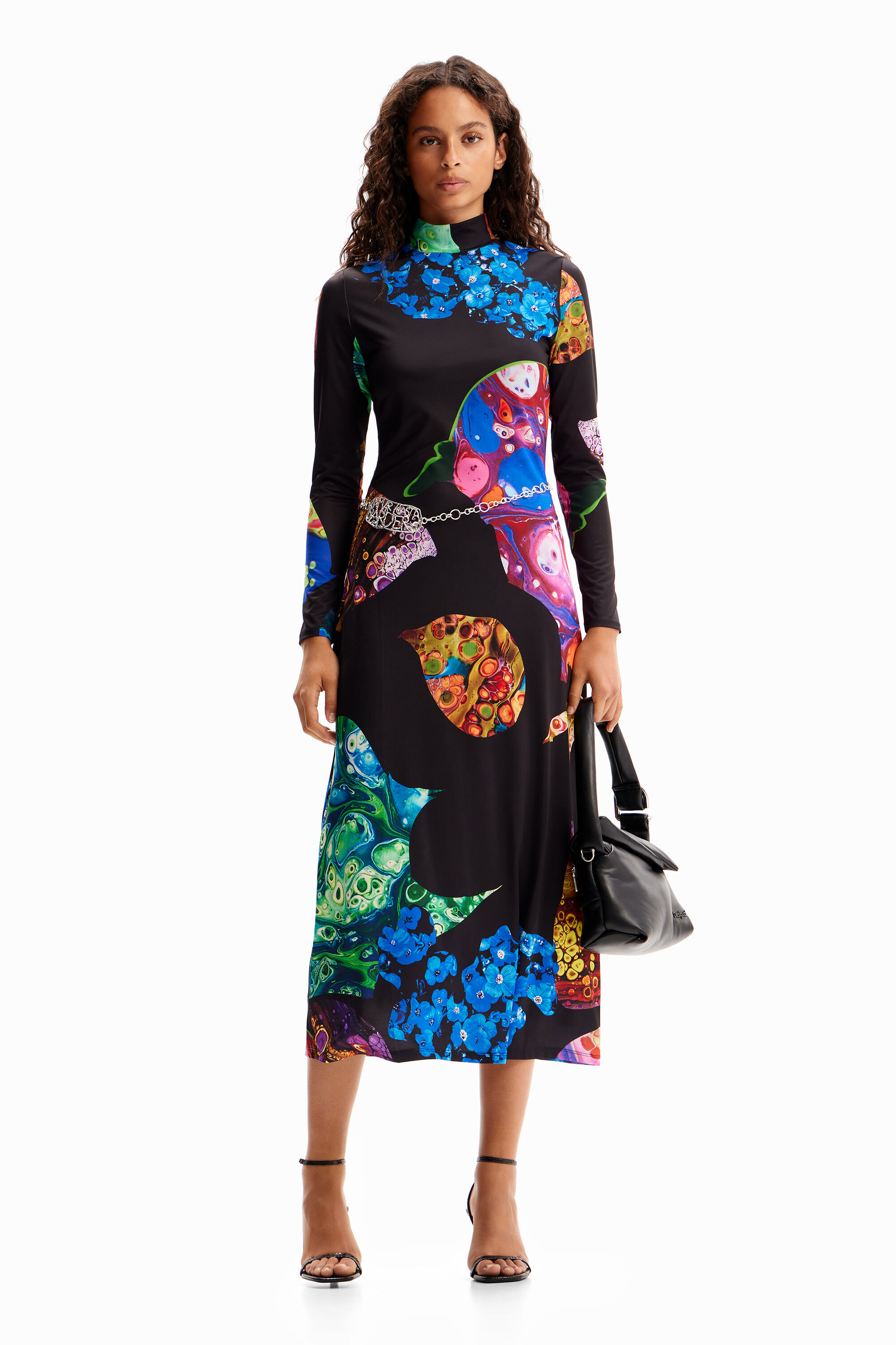 Vestido midi mineral M. Christian Lacroix