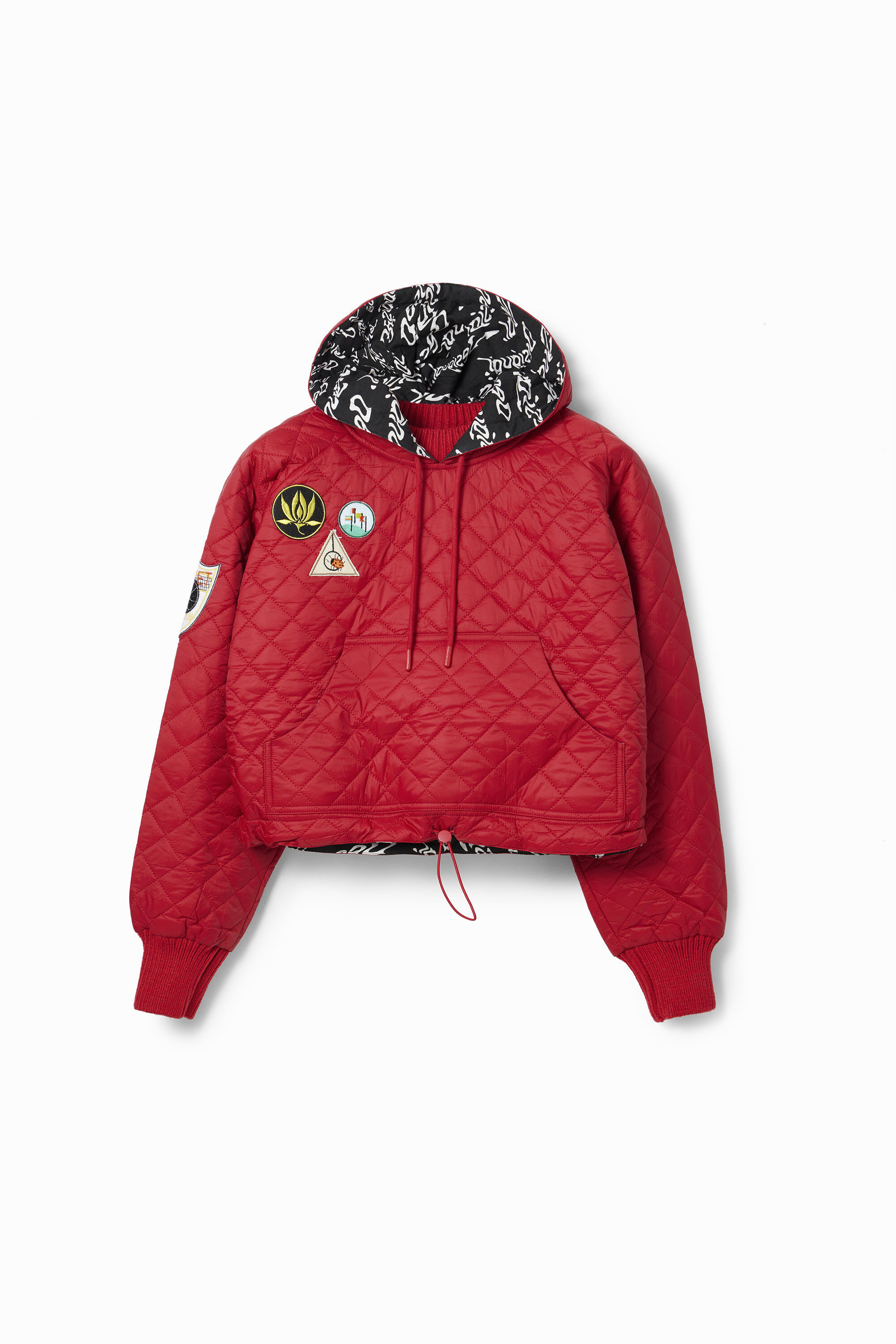 Sudadera padded con parches