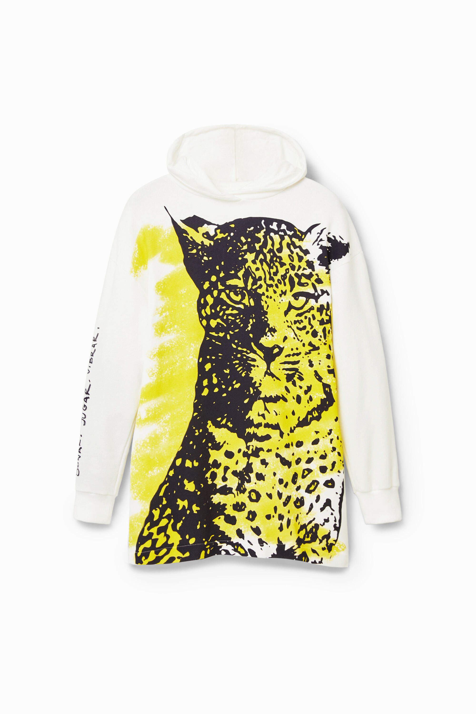 Vestido corto sudadera felino