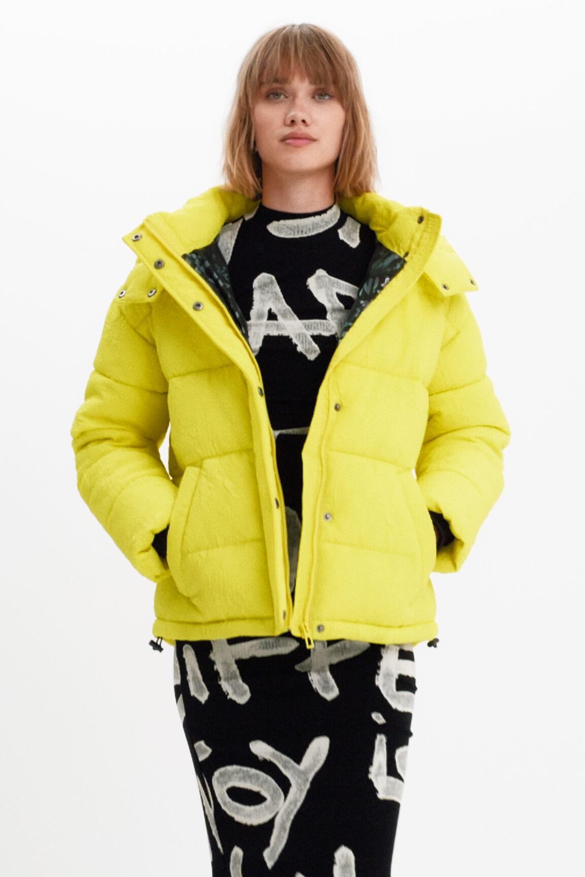Chaqueta padded textura
