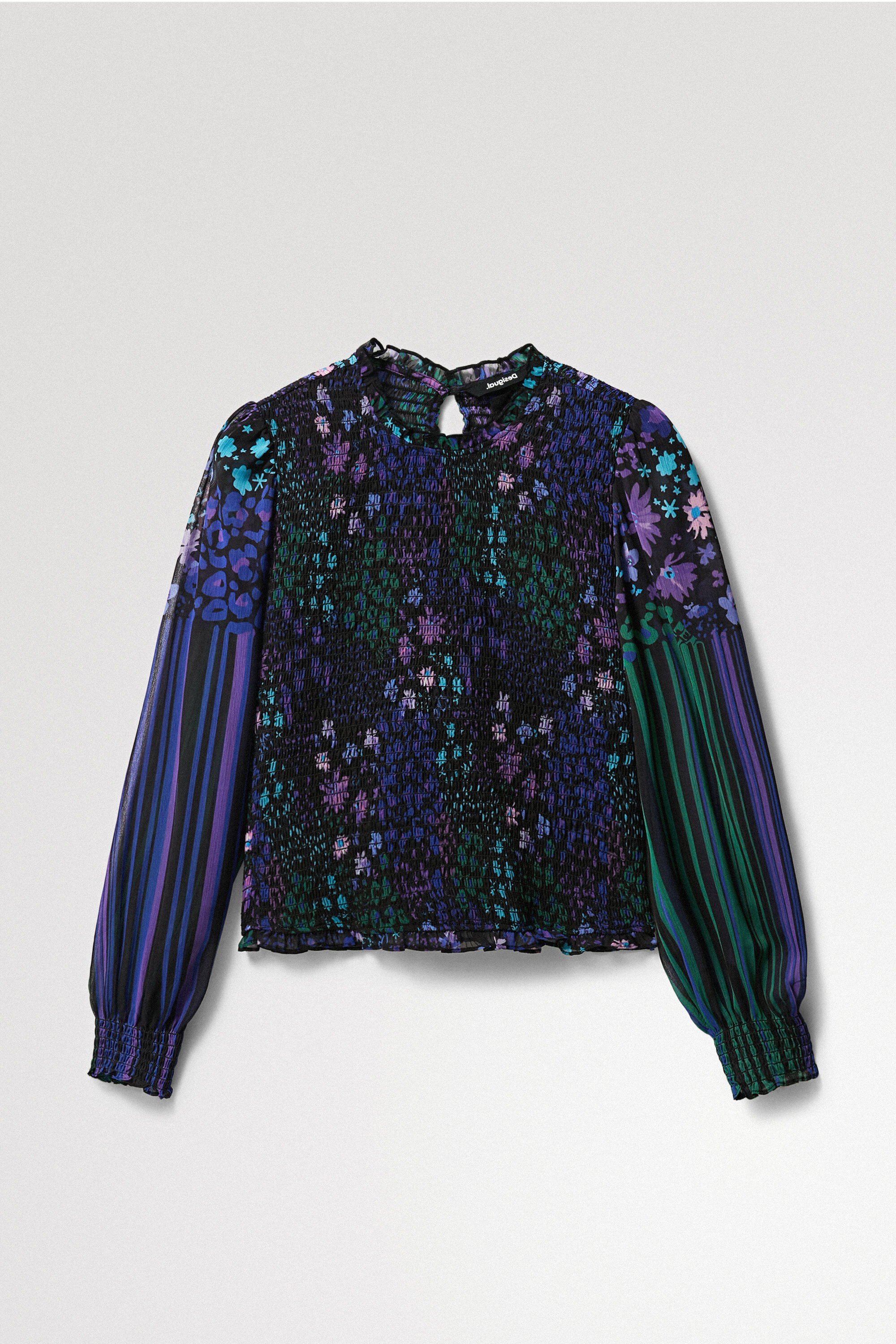 Blusa ajustada floral