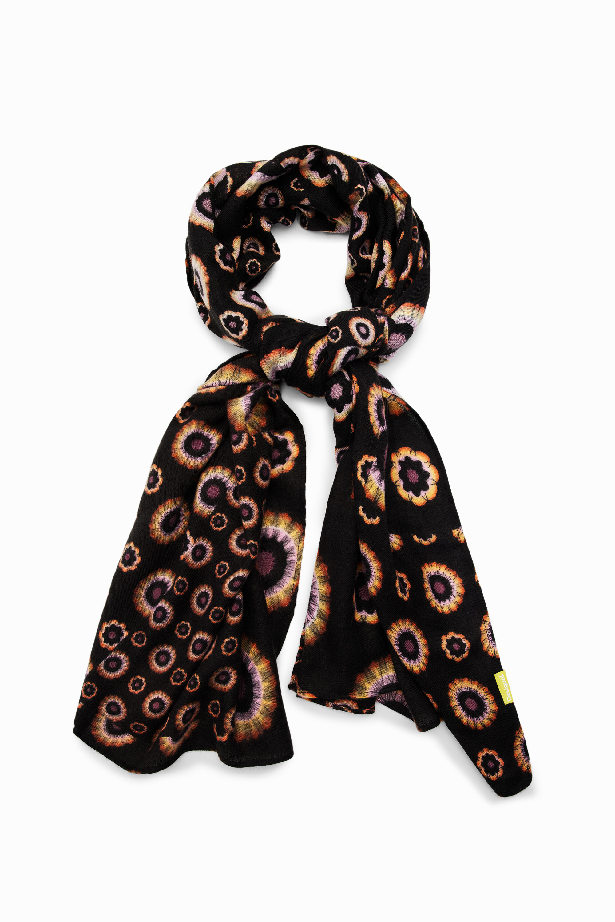 Foulard rectangular geom&eacute;trico