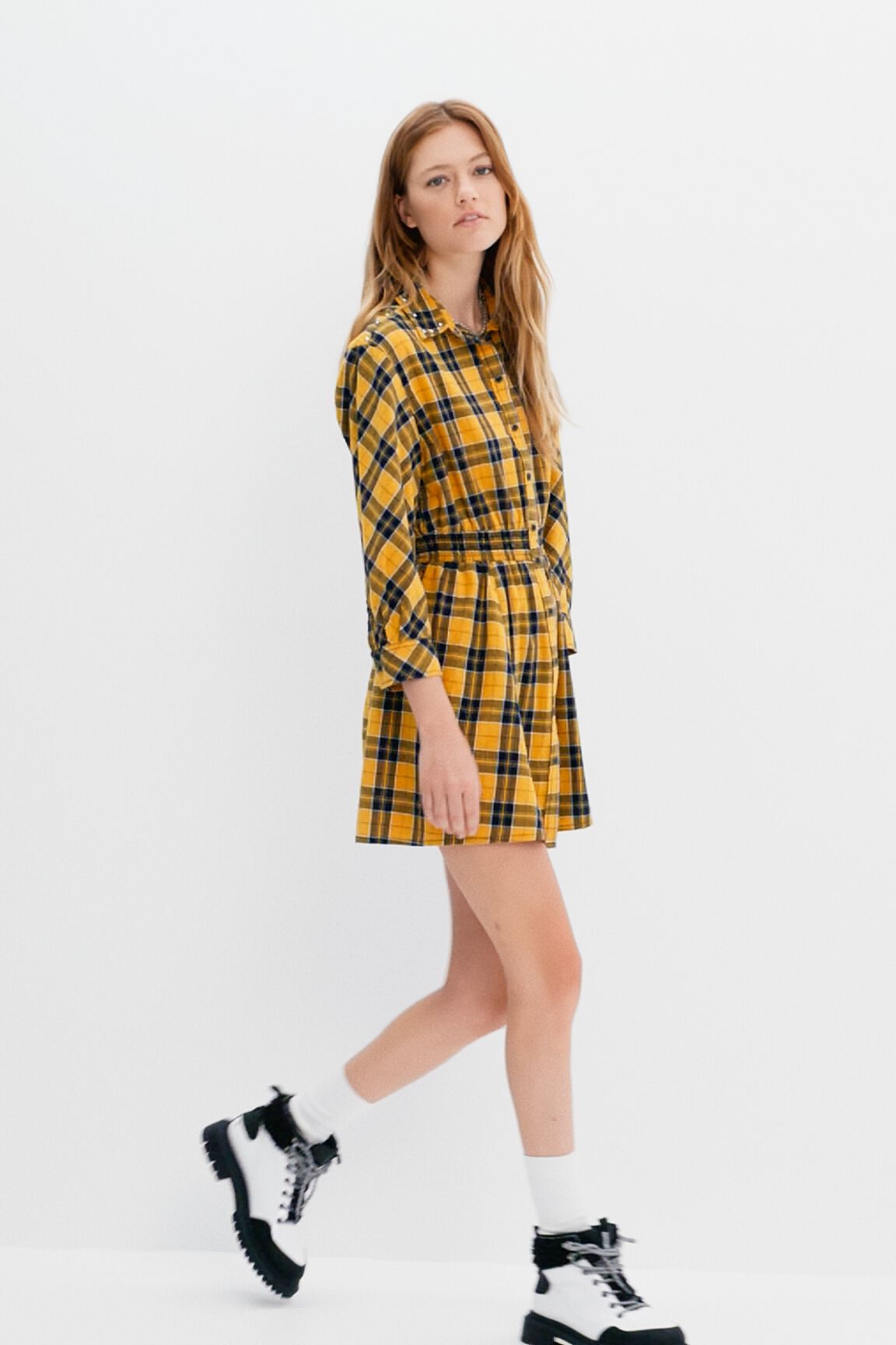 Vestido midi camisero