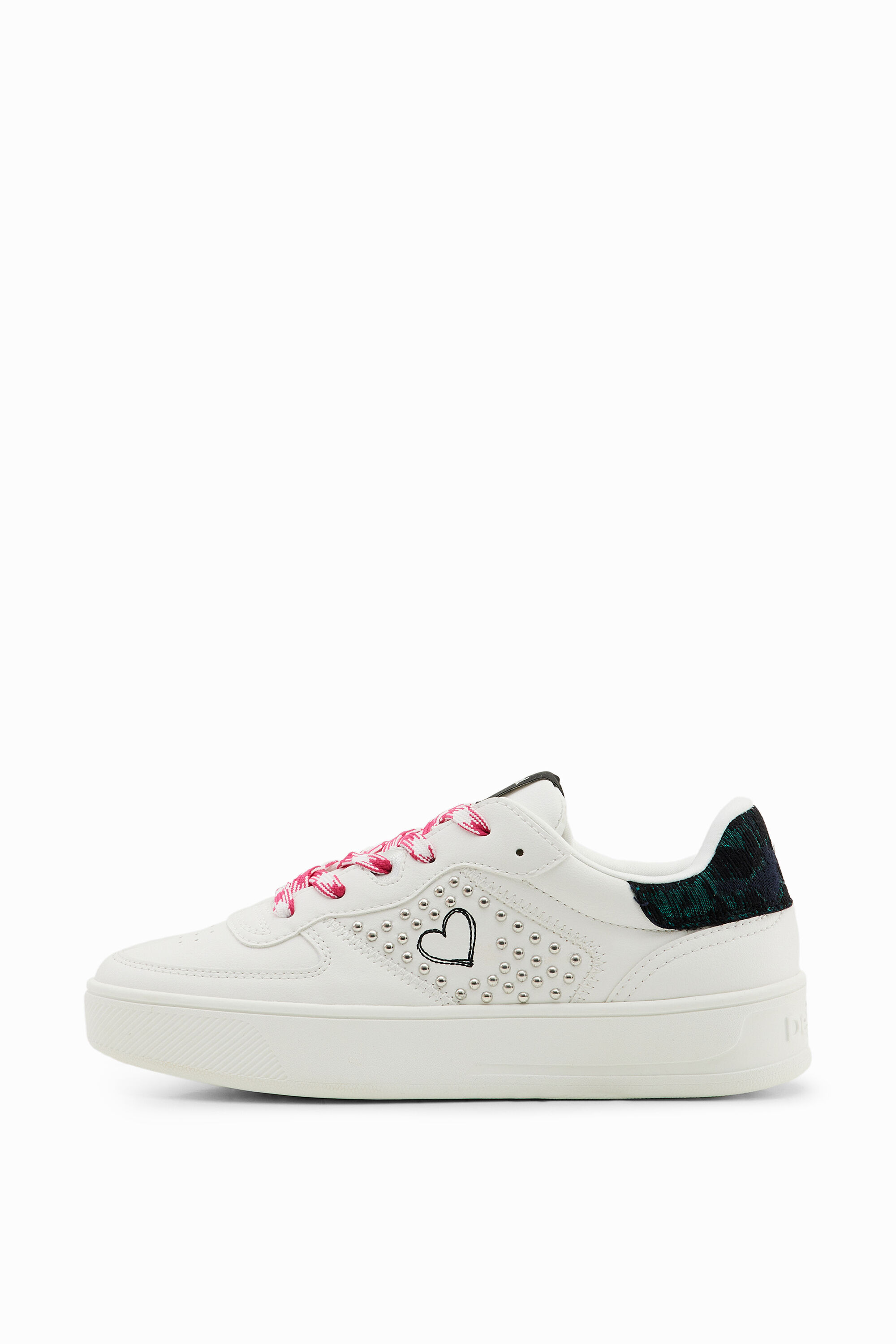 Sneakers plataforma coraz&oacute;n