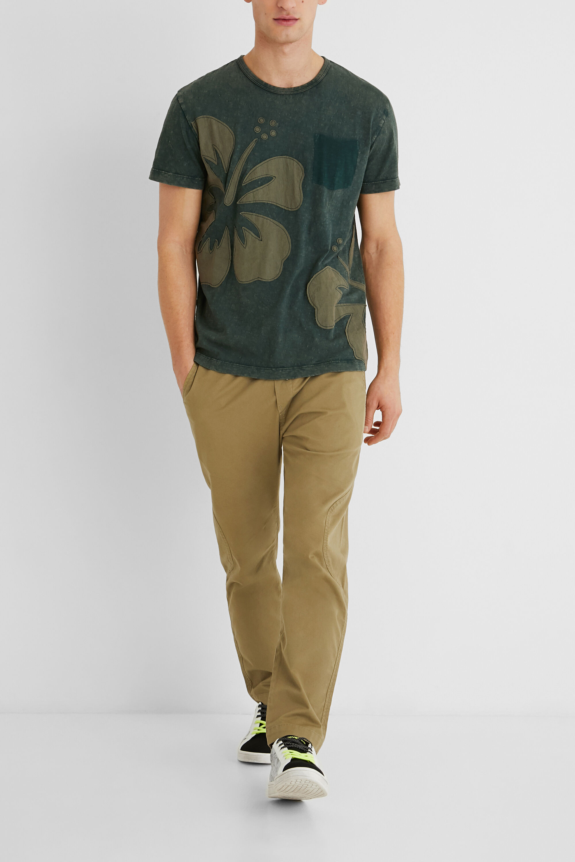 Camiseta b&aacute;sica algod&oacute;n