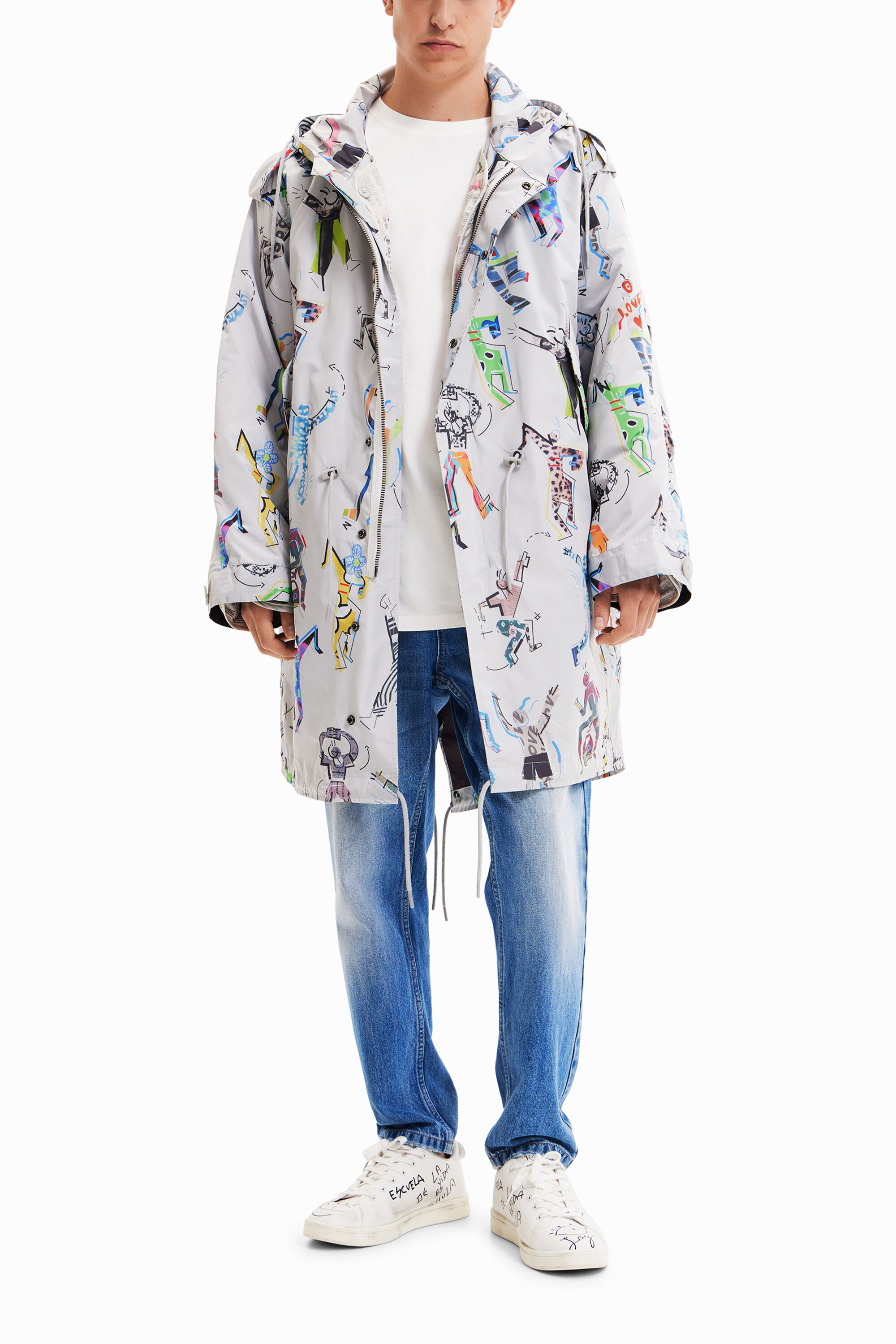 Parka oversize arty