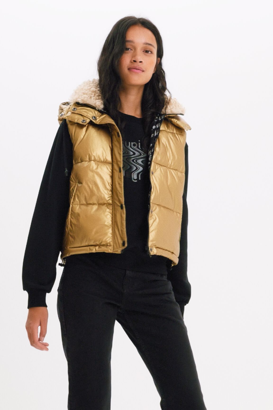 Chaleco padded borreguillo